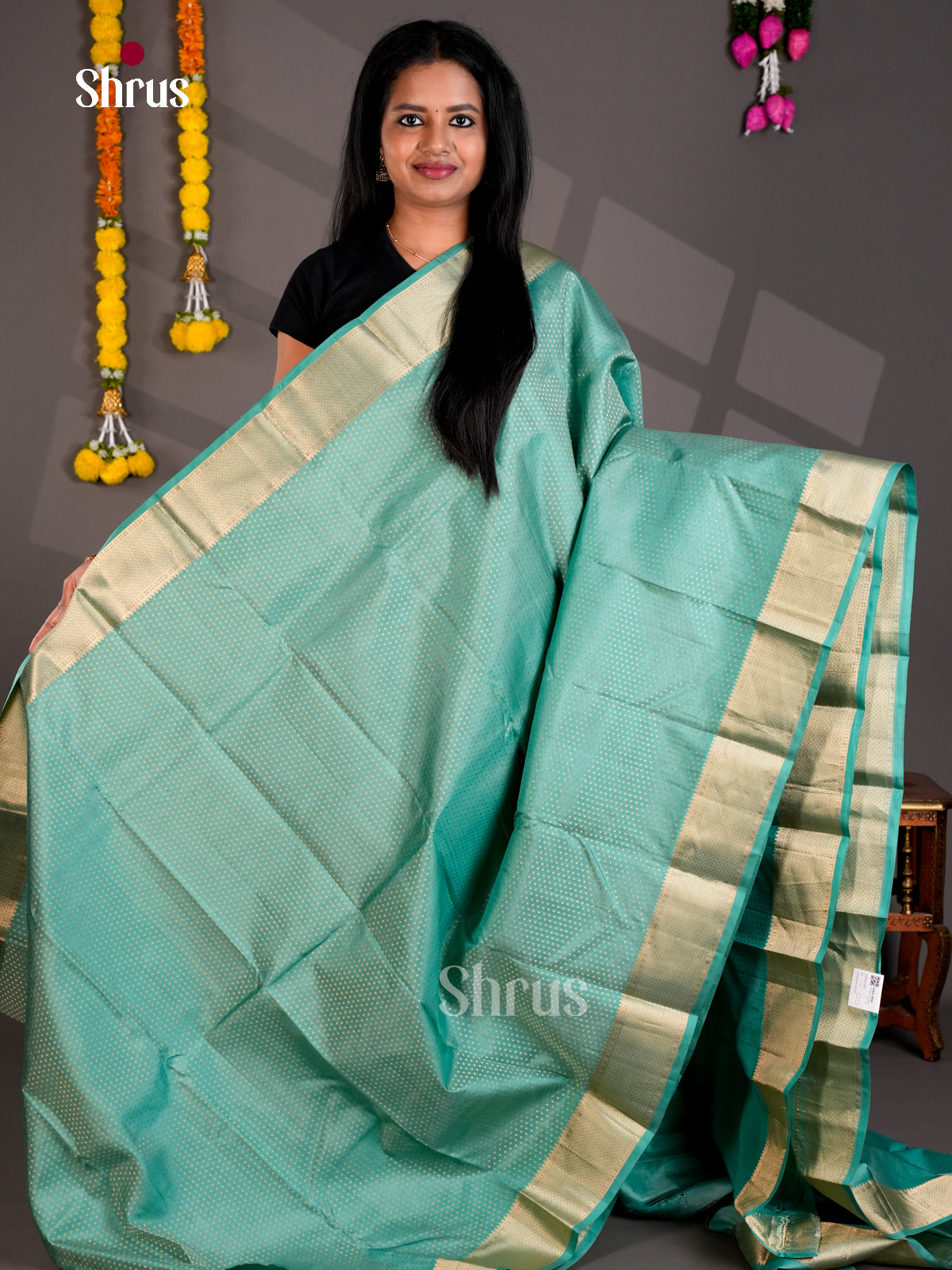 DIS30300 - Kanchipuram silk (HR) Saree - Shop on Shrus.com