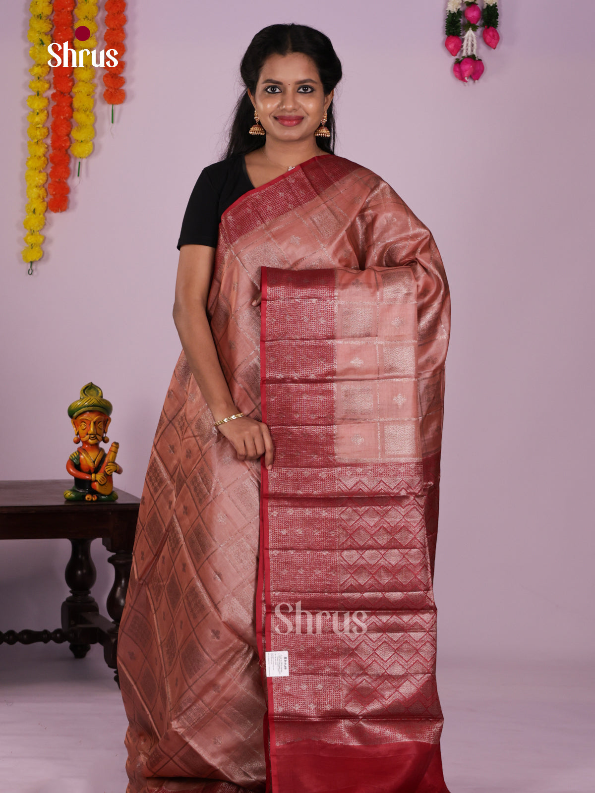 DIS30302 - Tussar Saree - Shop on Shrus.com