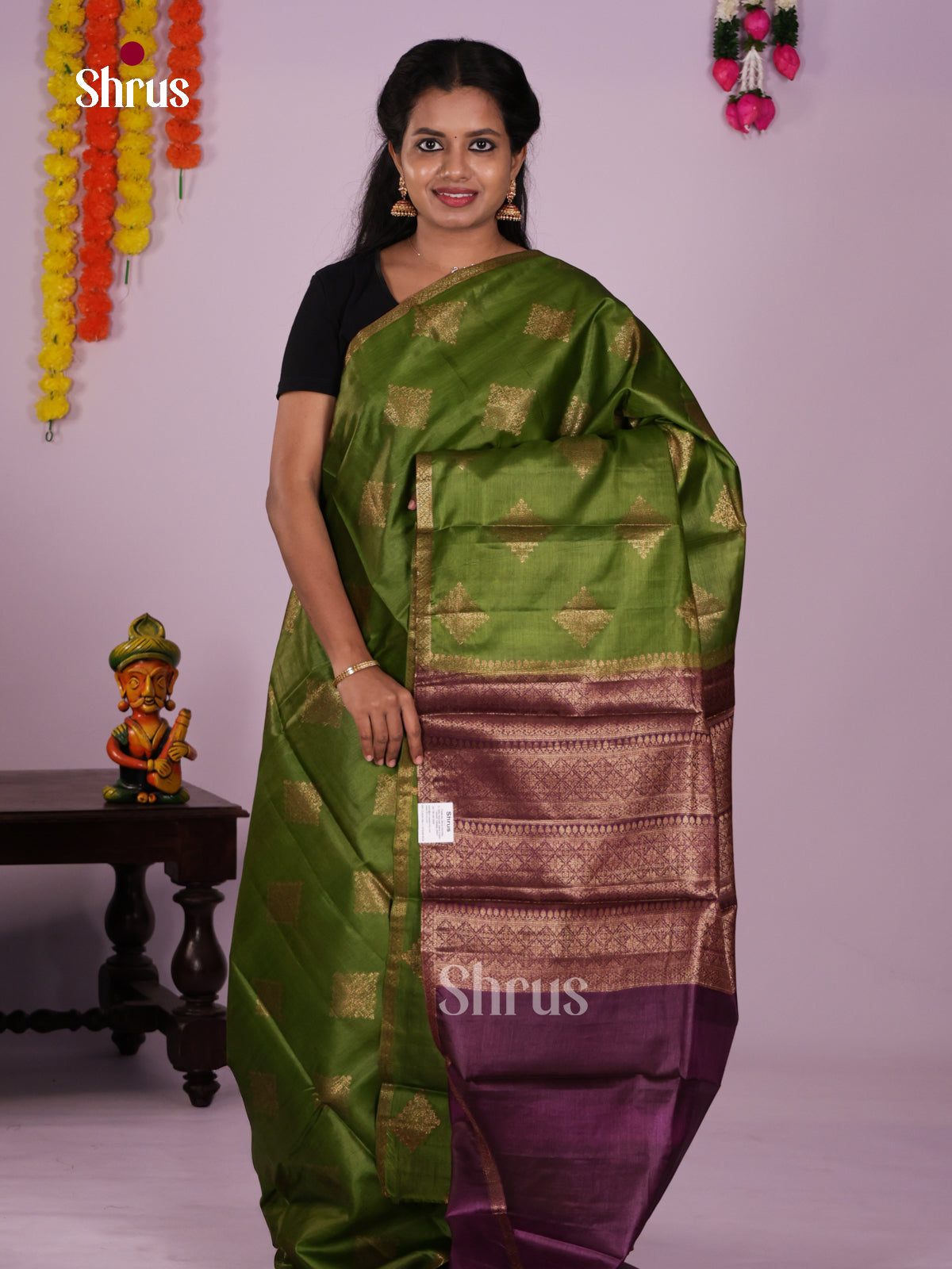 DIS30378 - Tussar Saree - Shop on Shrus.com