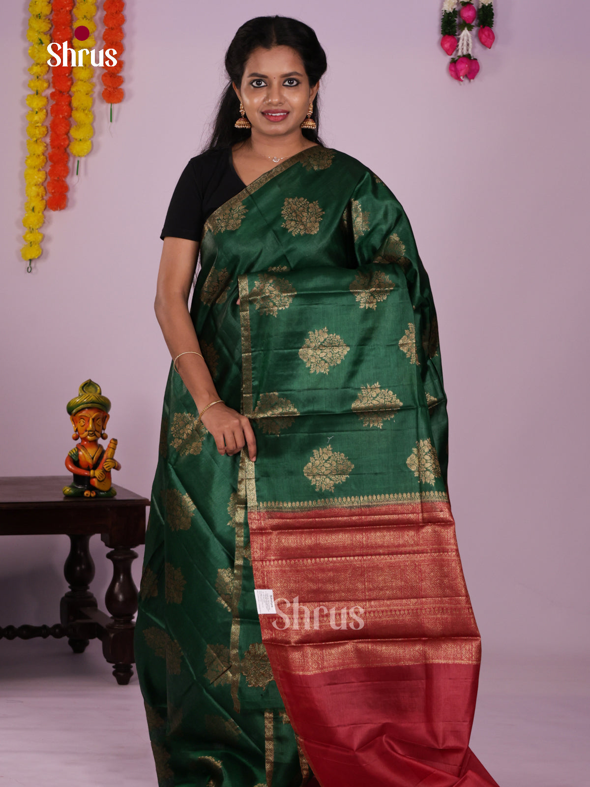 DIS30398 - Tussar Saree - Shop on Shrus.com