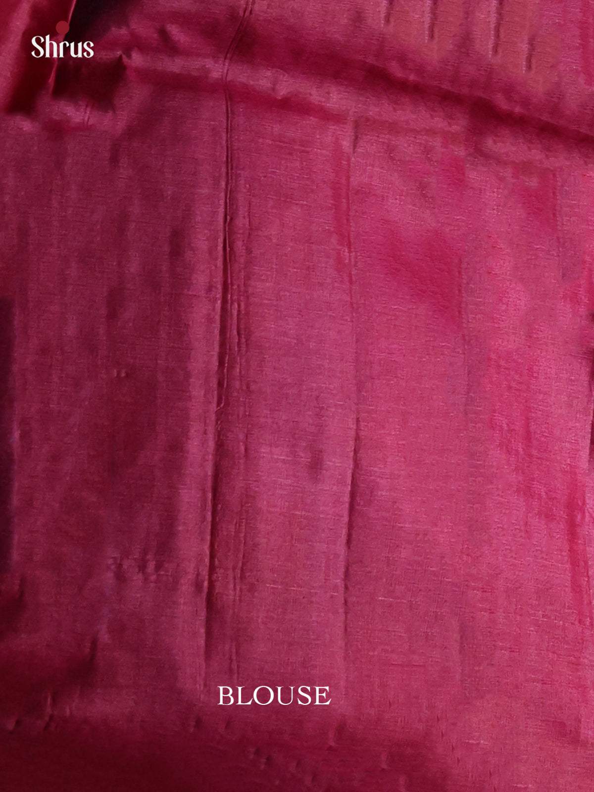 Blue & Maroon- Tussar Saree