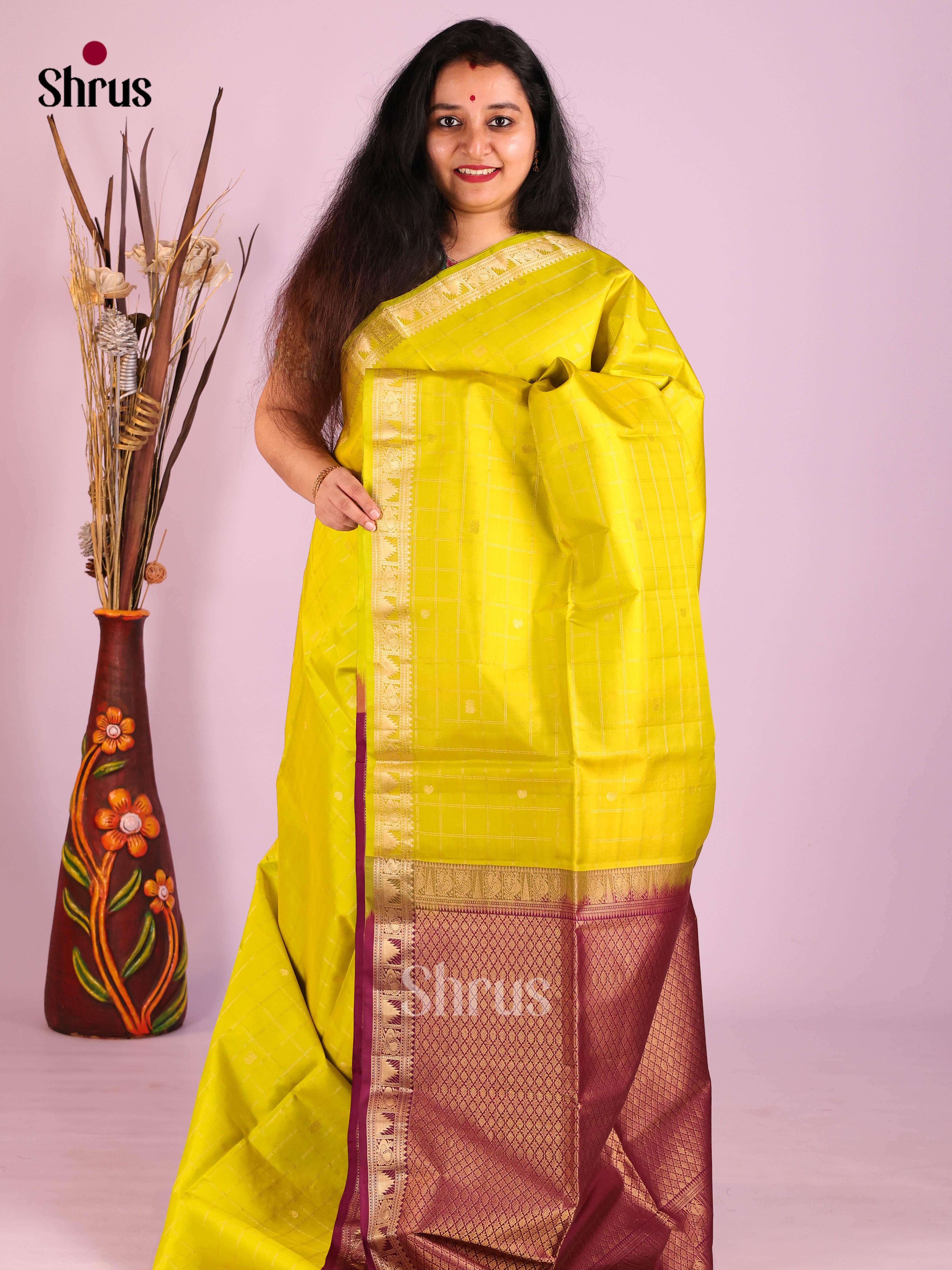 DIS30730 - Soft Silk (HR) Saree - Shop on Shrus.com