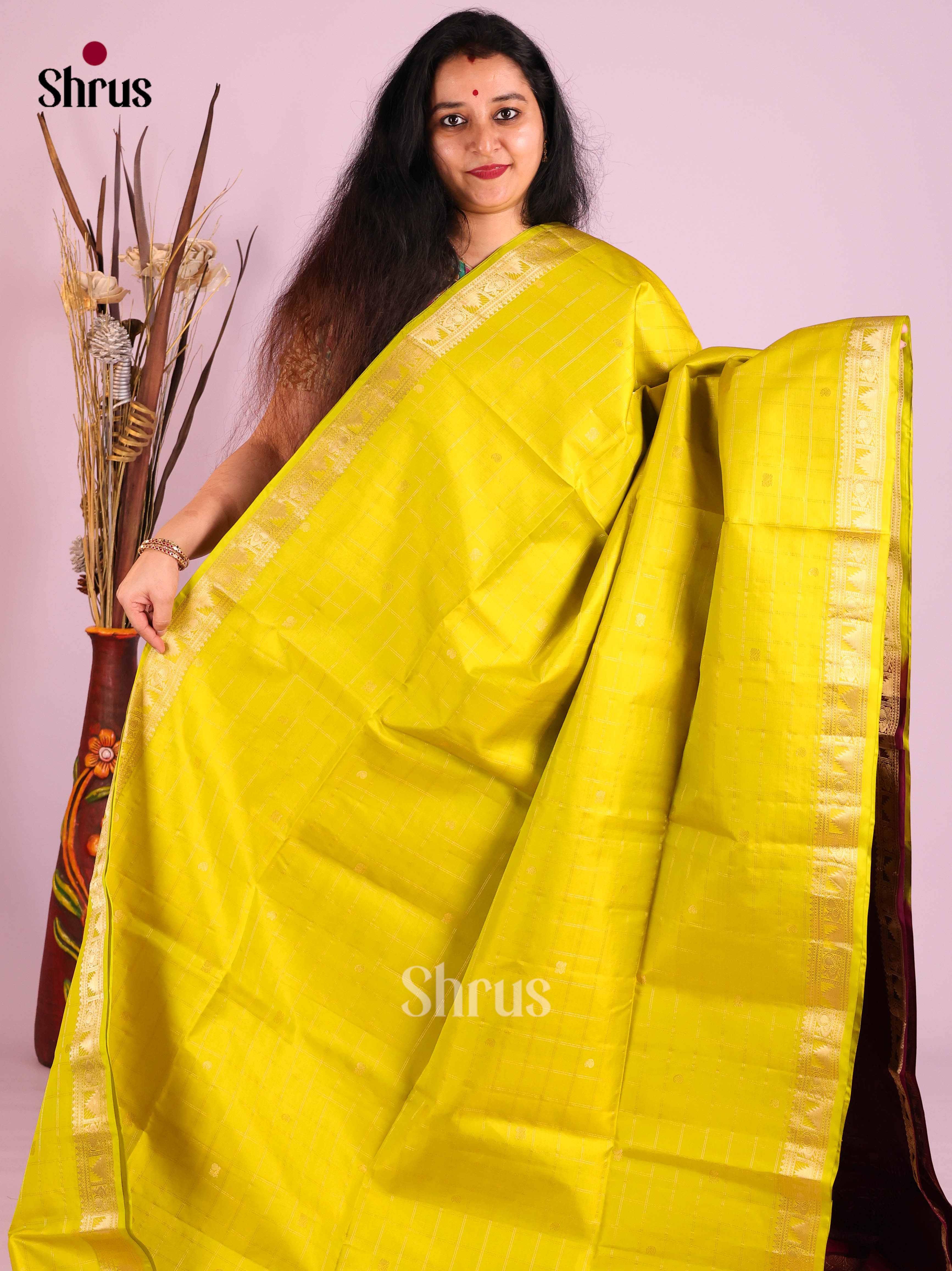 DIS30730 - Soft Silk (HR) Saree - Shop on Shrus.com