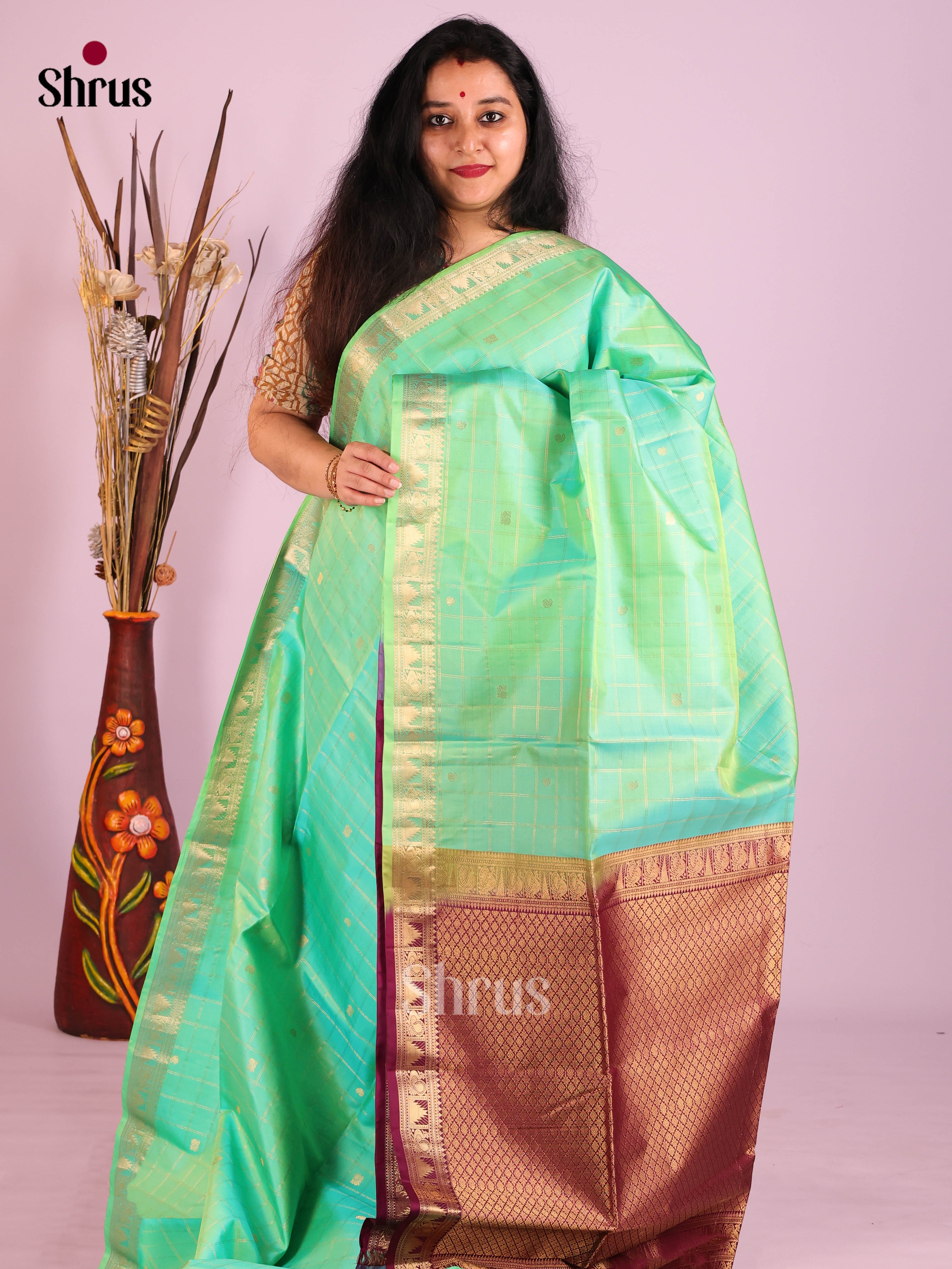 DIS30731 - Soft Silk (HR) Saree - Shop on Shrus.com