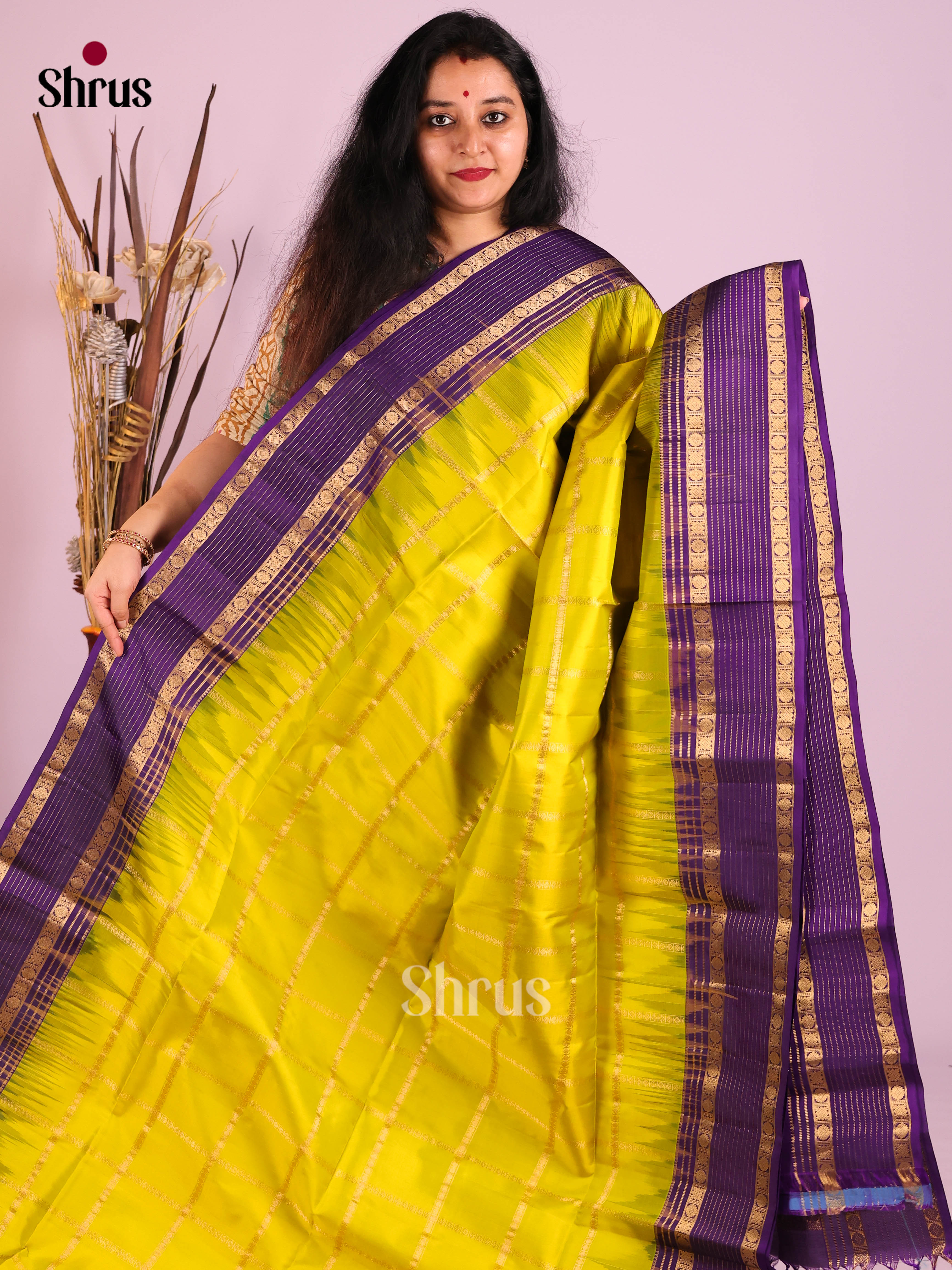 DIS30735 - Soft Silk (HR) Saree - Shop on Shrus.com