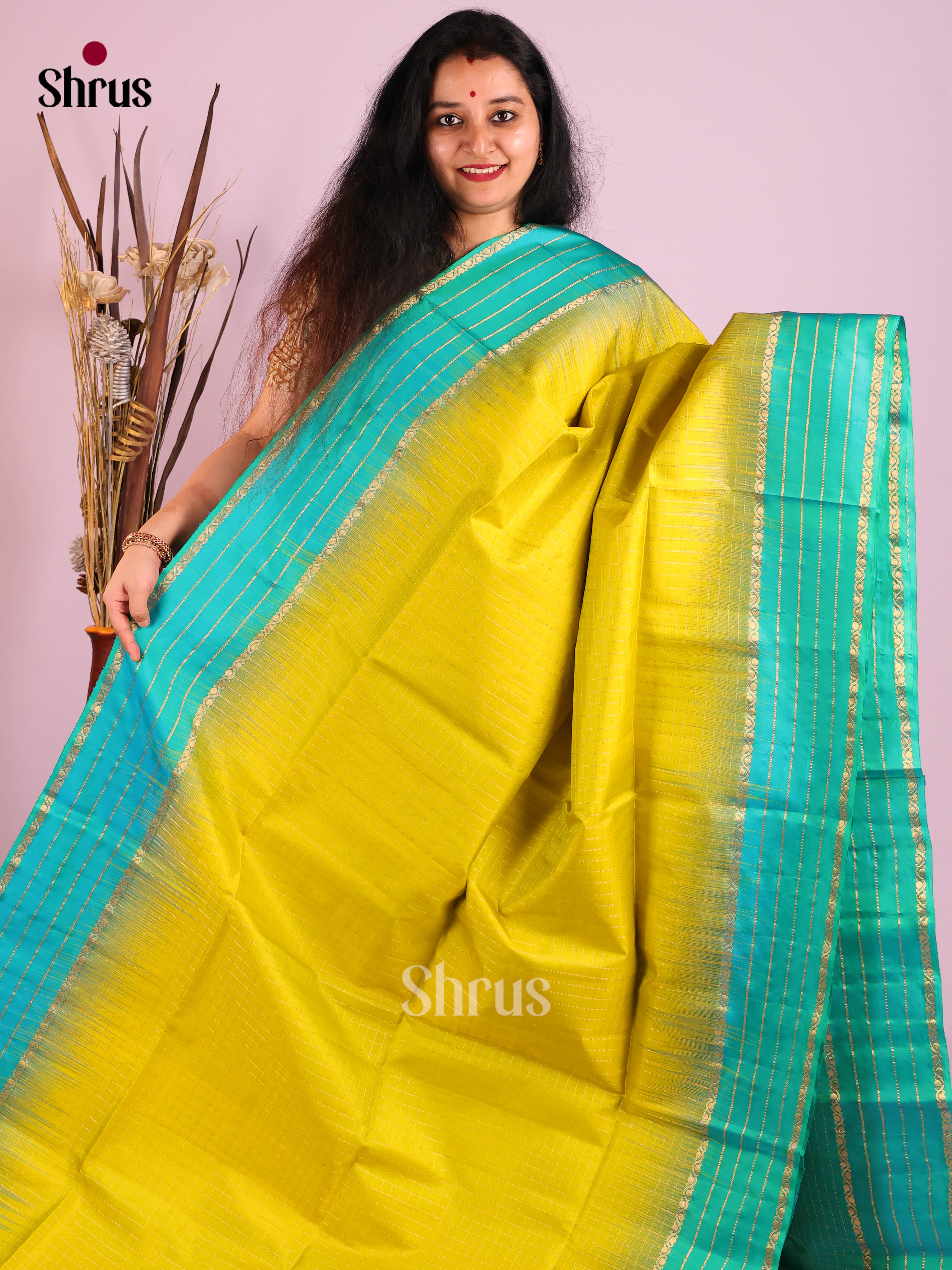 DIS30741 - Soft Silk (HR) Saree - Shop on Shrus.com