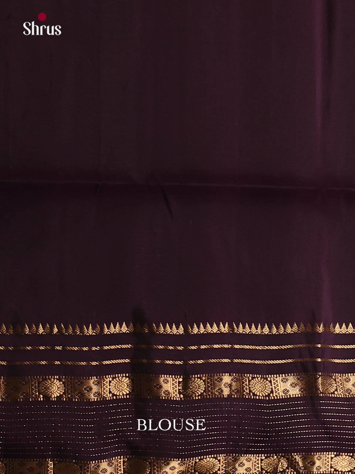 Grey & Purple Soft Silk  Saree gleams with gold zari buttas , rettaipet border - Shop on Shrus.com