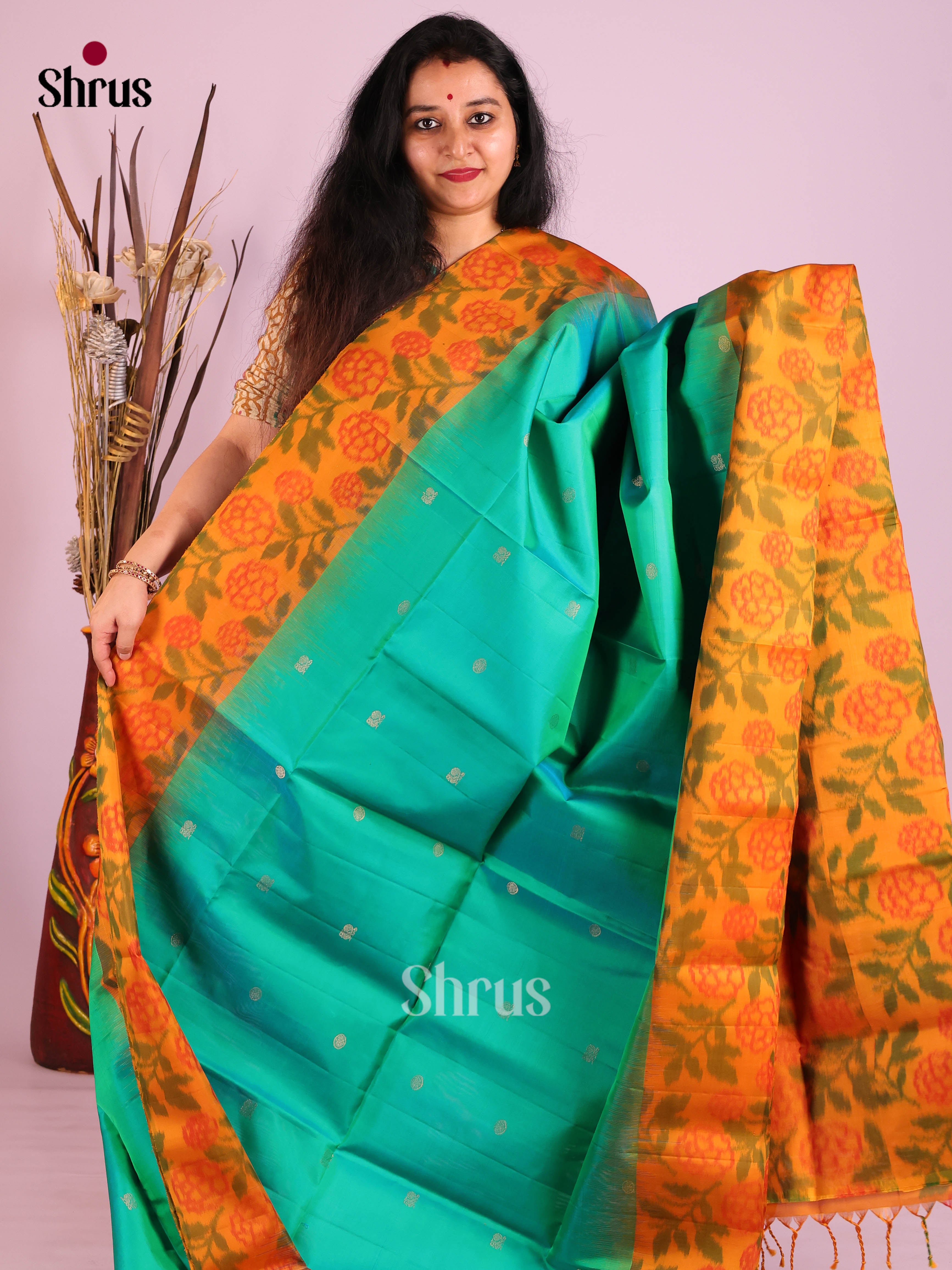 DIS30748 - Soft Silk (HR) Saree - Shop on Shrus.com