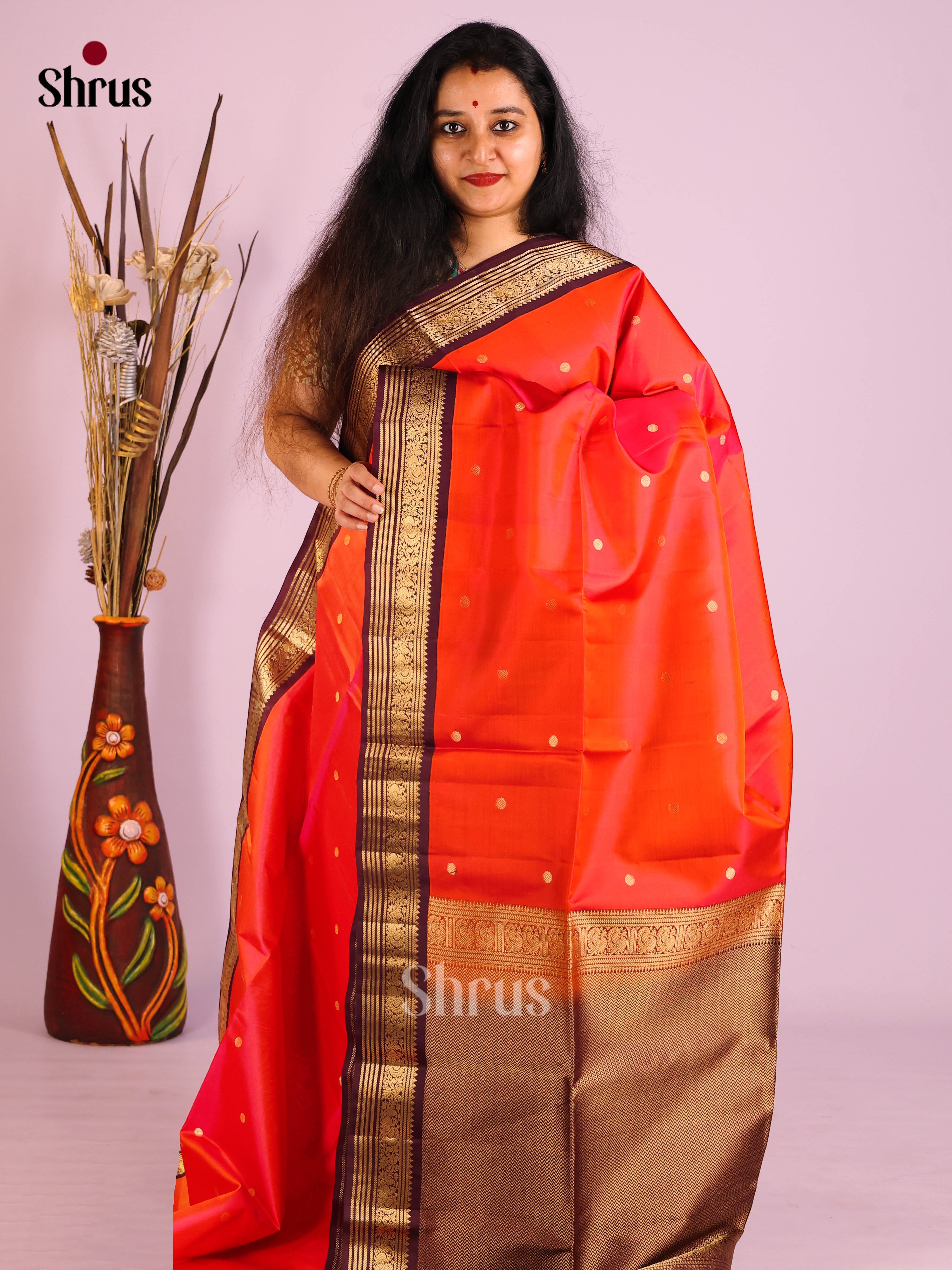 DIS30751 - Soft Silk (HR) Saree - Shop on Shrus.com