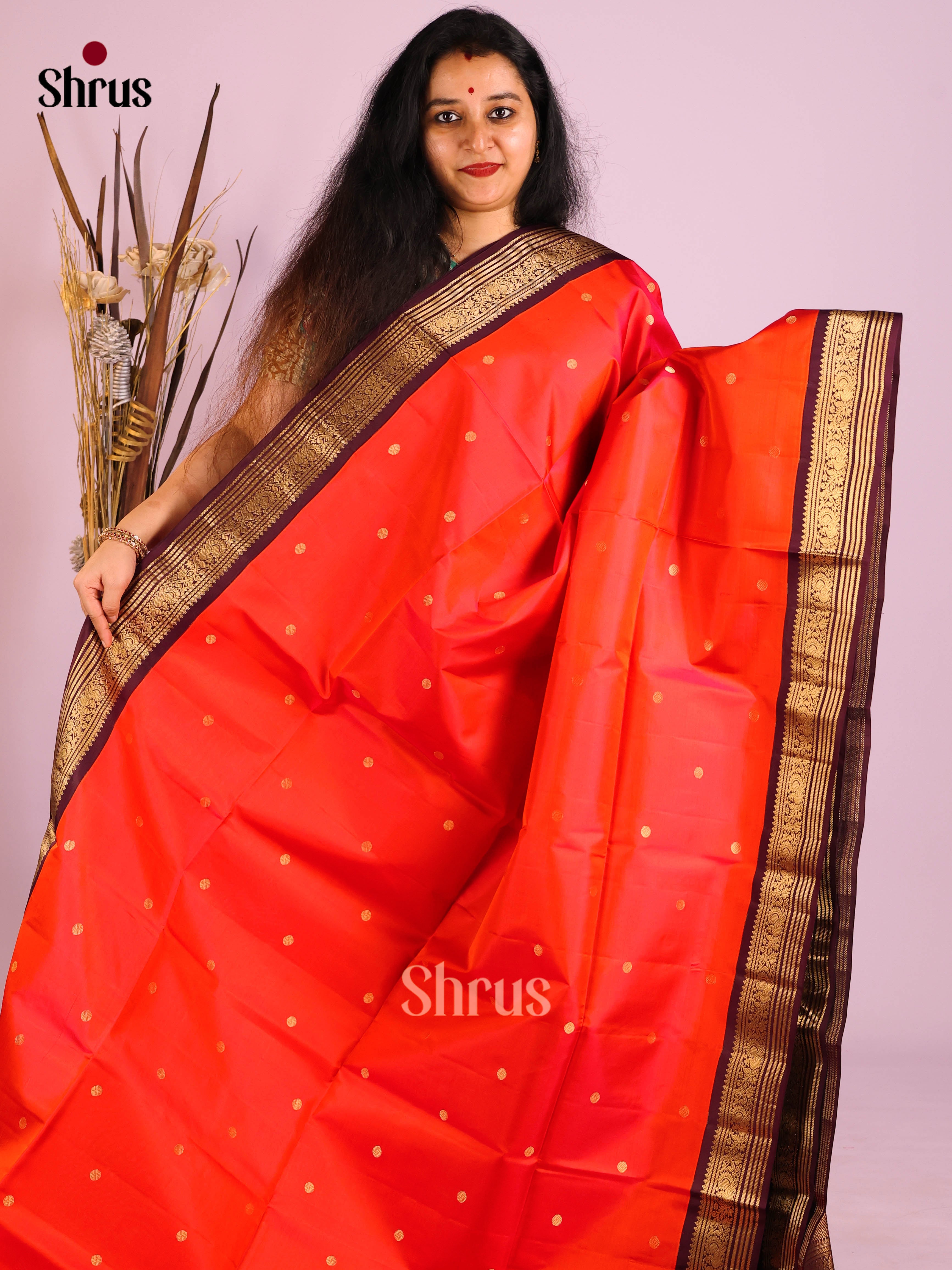 DIS30751 - Soft Silk (HR) Saree - Shop on Shrus.com