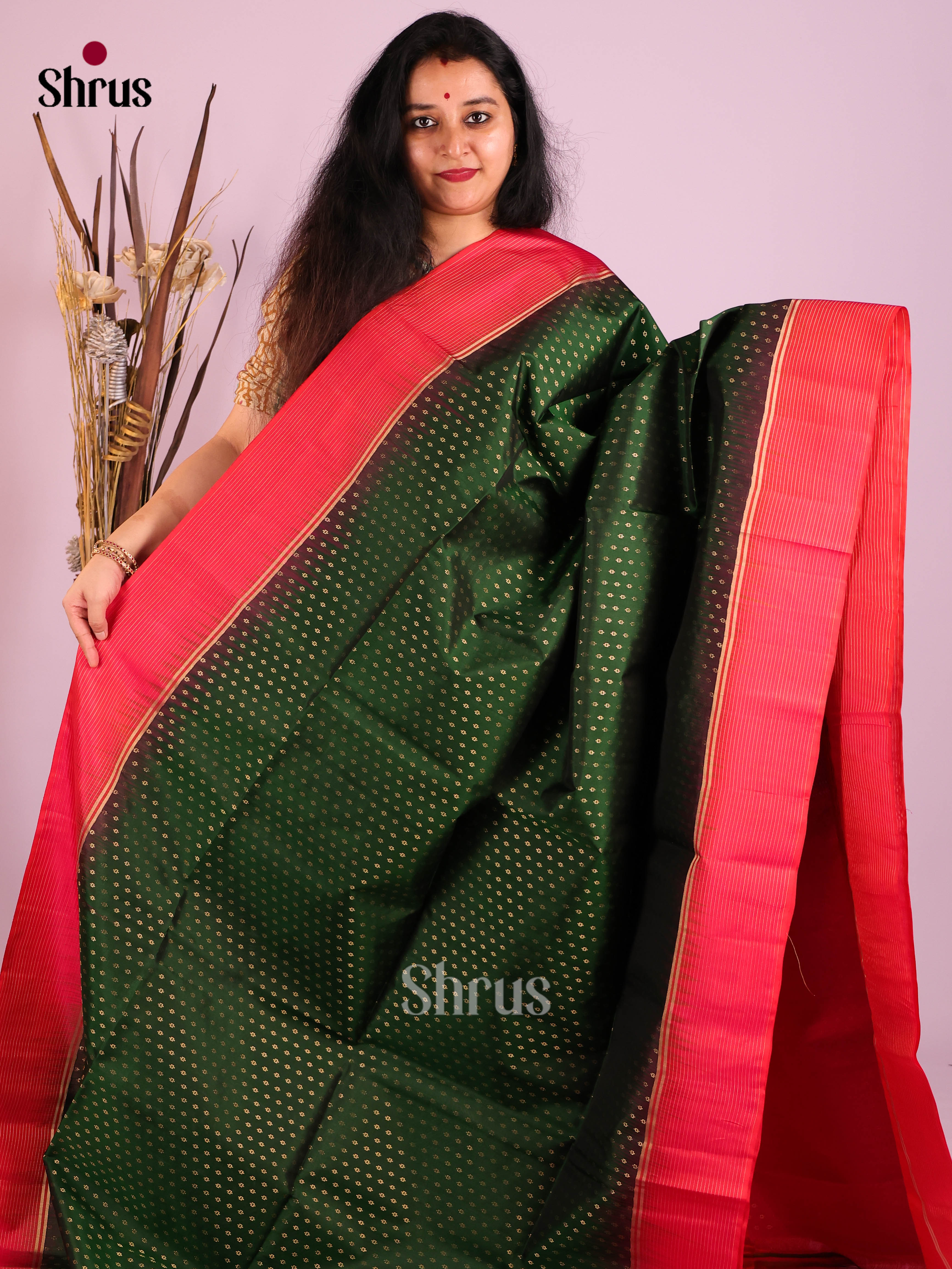 DIS30756 - Soft Silk (HR) Saree - Shop on Shrus.com