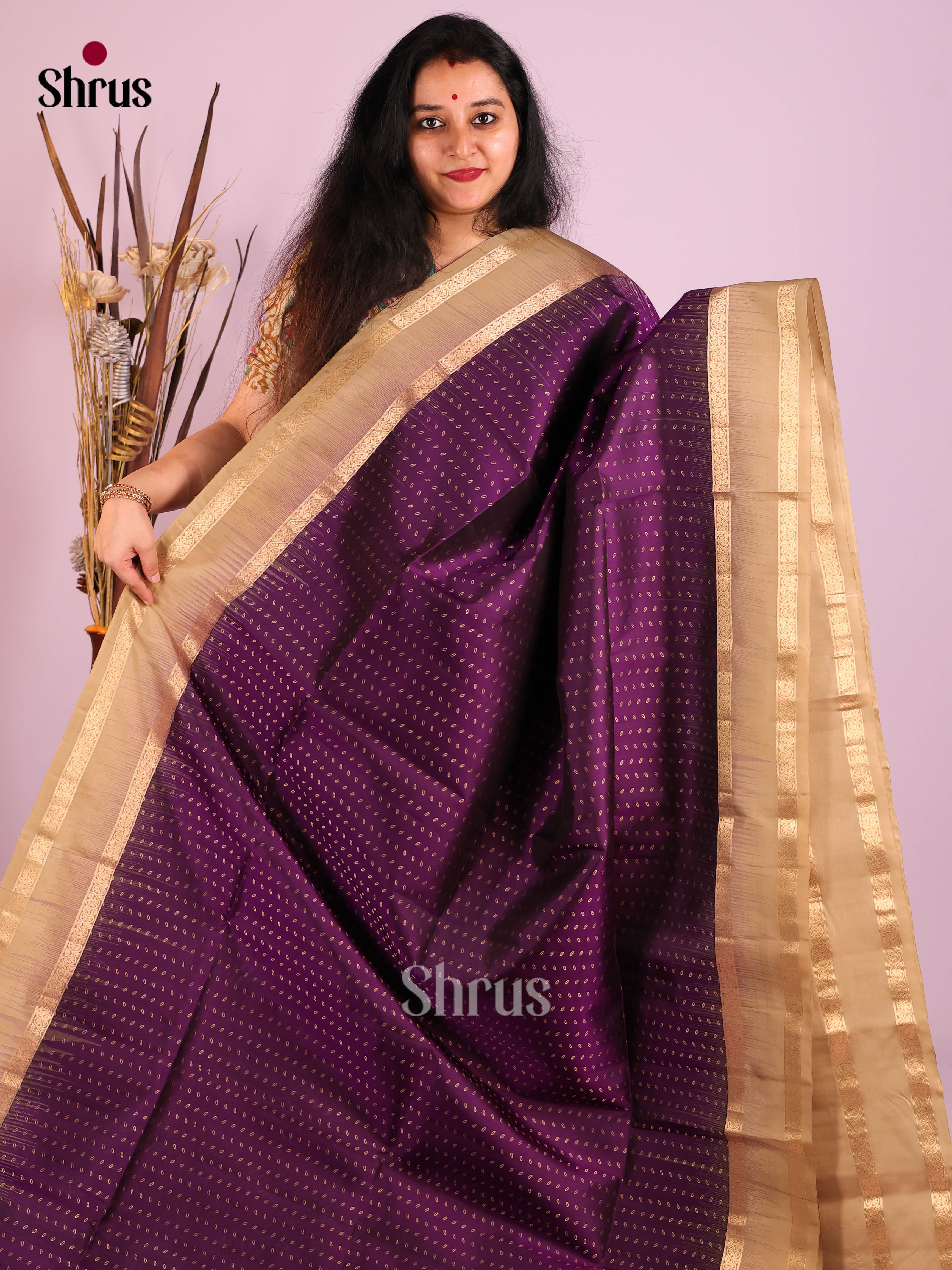 DIS30759 - Soft Silk (HR) Saree - Shop on Shrus.com
