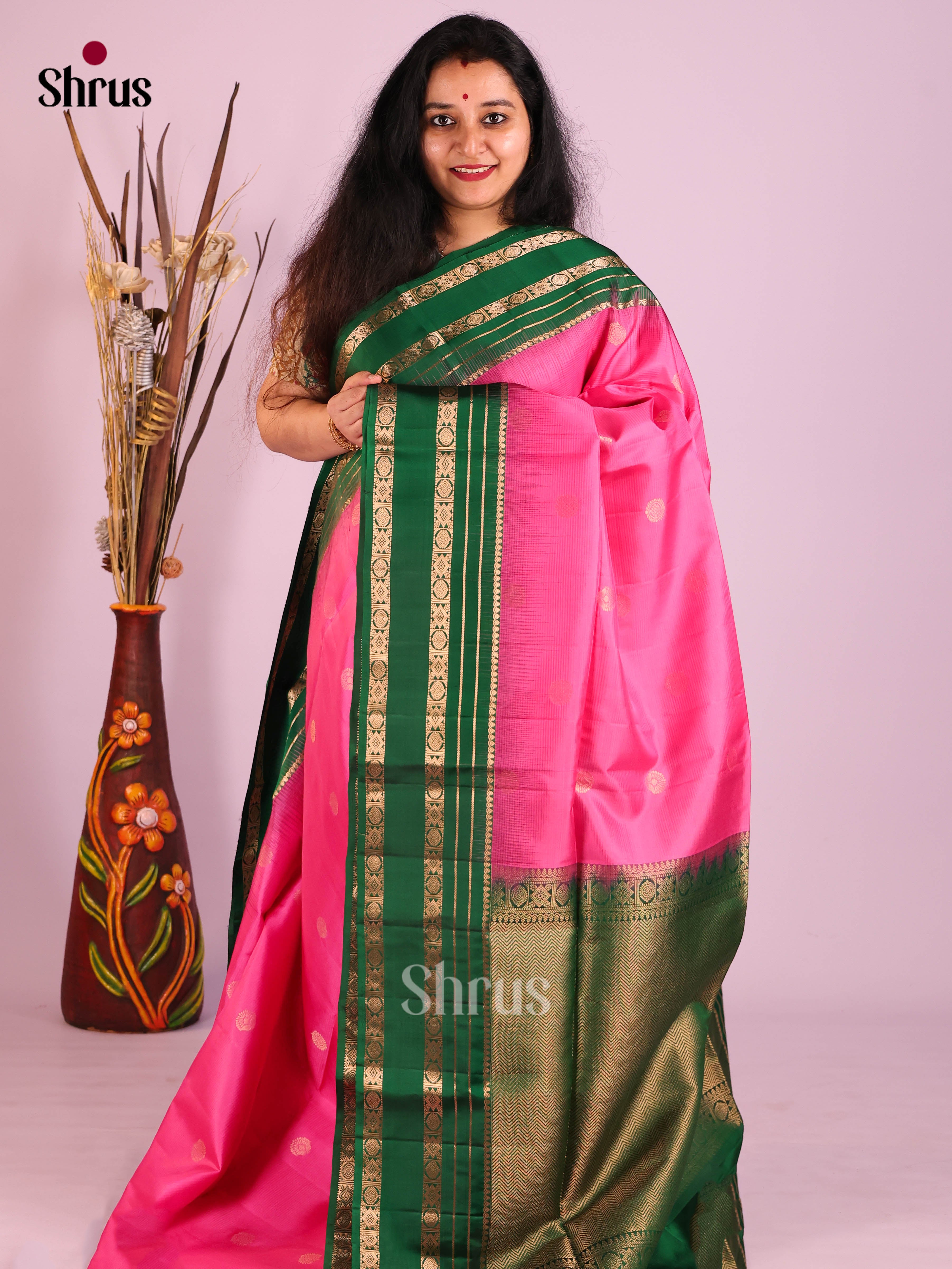 DIS30772 - Soft Silk (HR) Saree - Shop on Shrus.com