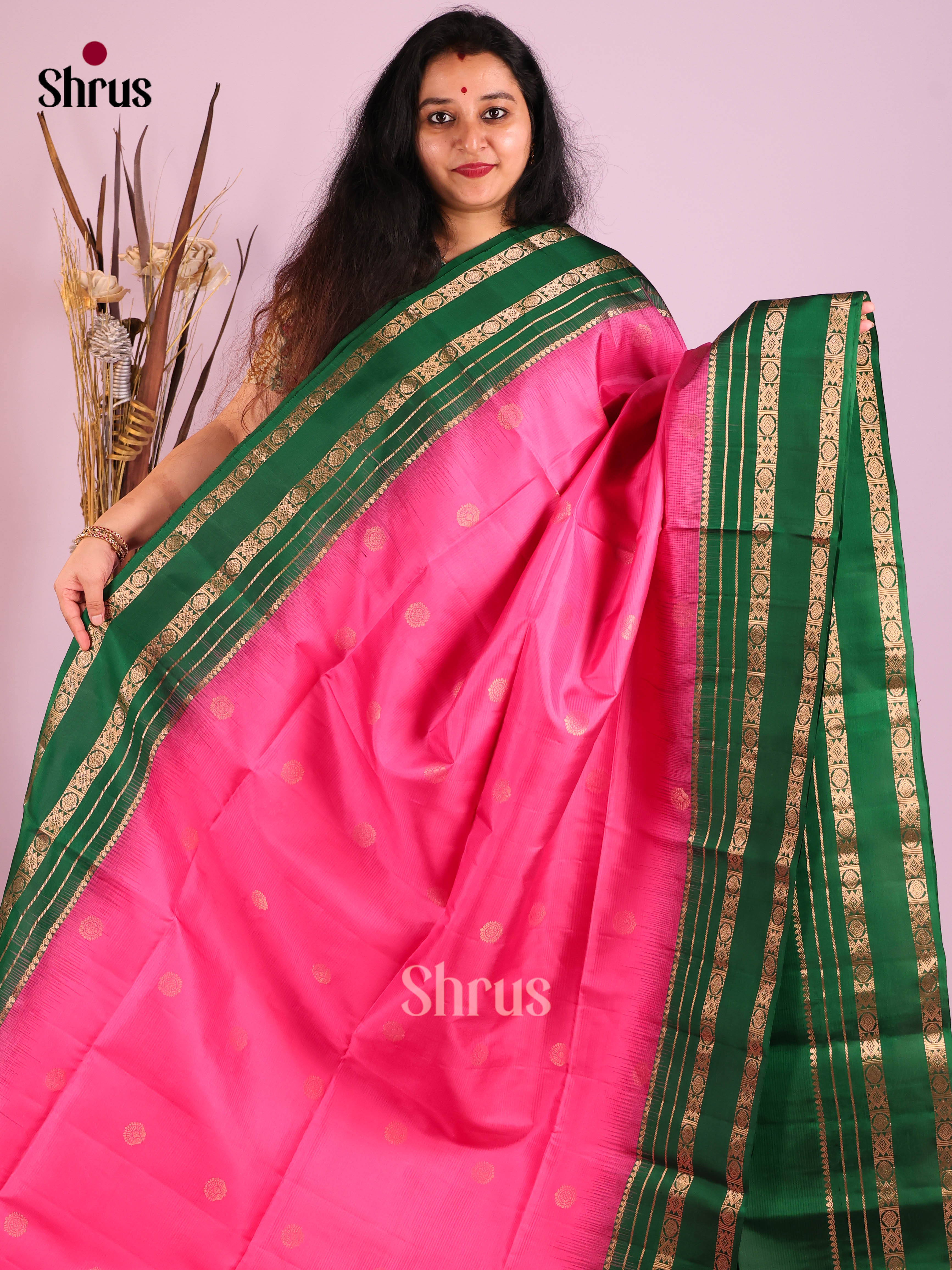 DIS30772 - Soft Silk (HR) Saree - Shop on Shrus.com