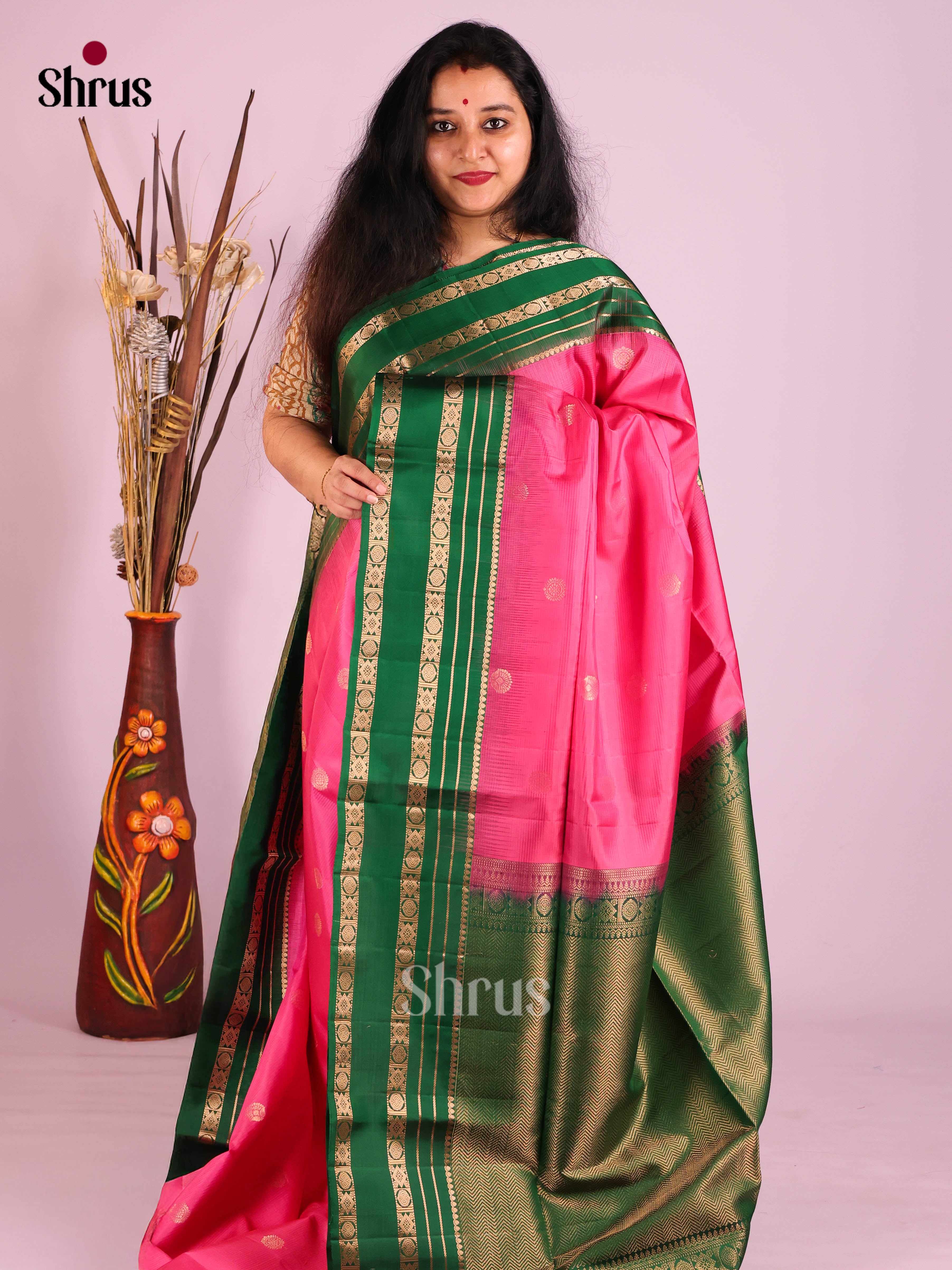 DIS30773 - Soft Silk (HR) Saree - Shop on Shrus.com