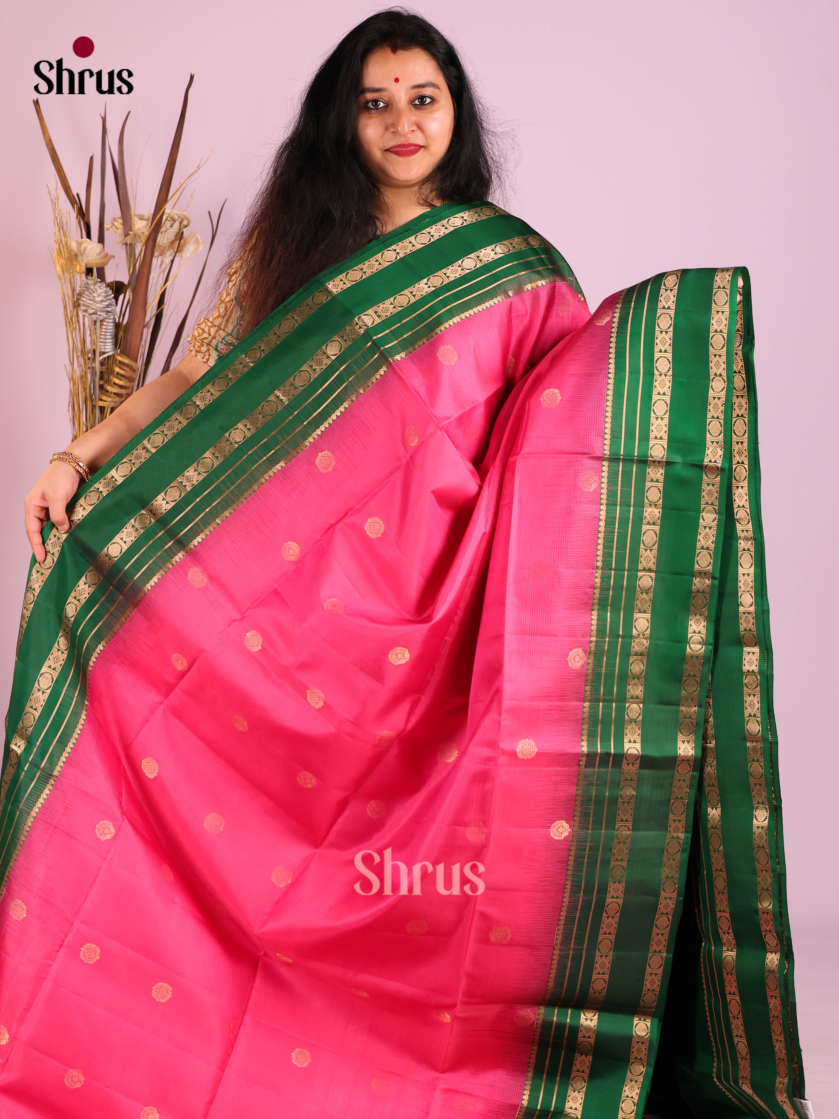 DIS30773 - Soft Silk (HR) Saree - Shop on Shrus.com