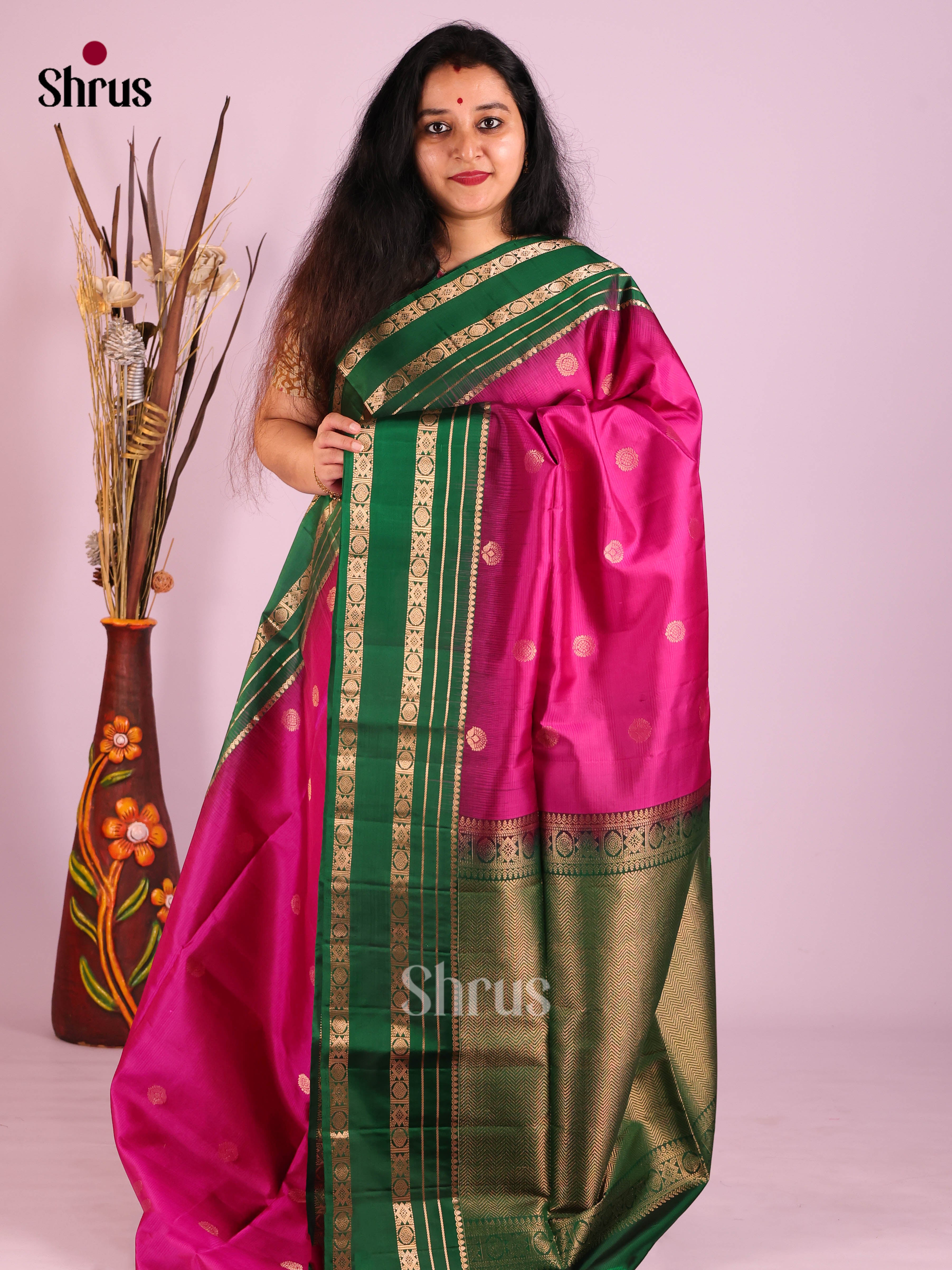 DIS30774 - Soft Silk (HR) Saree - Shop on Shrus.com