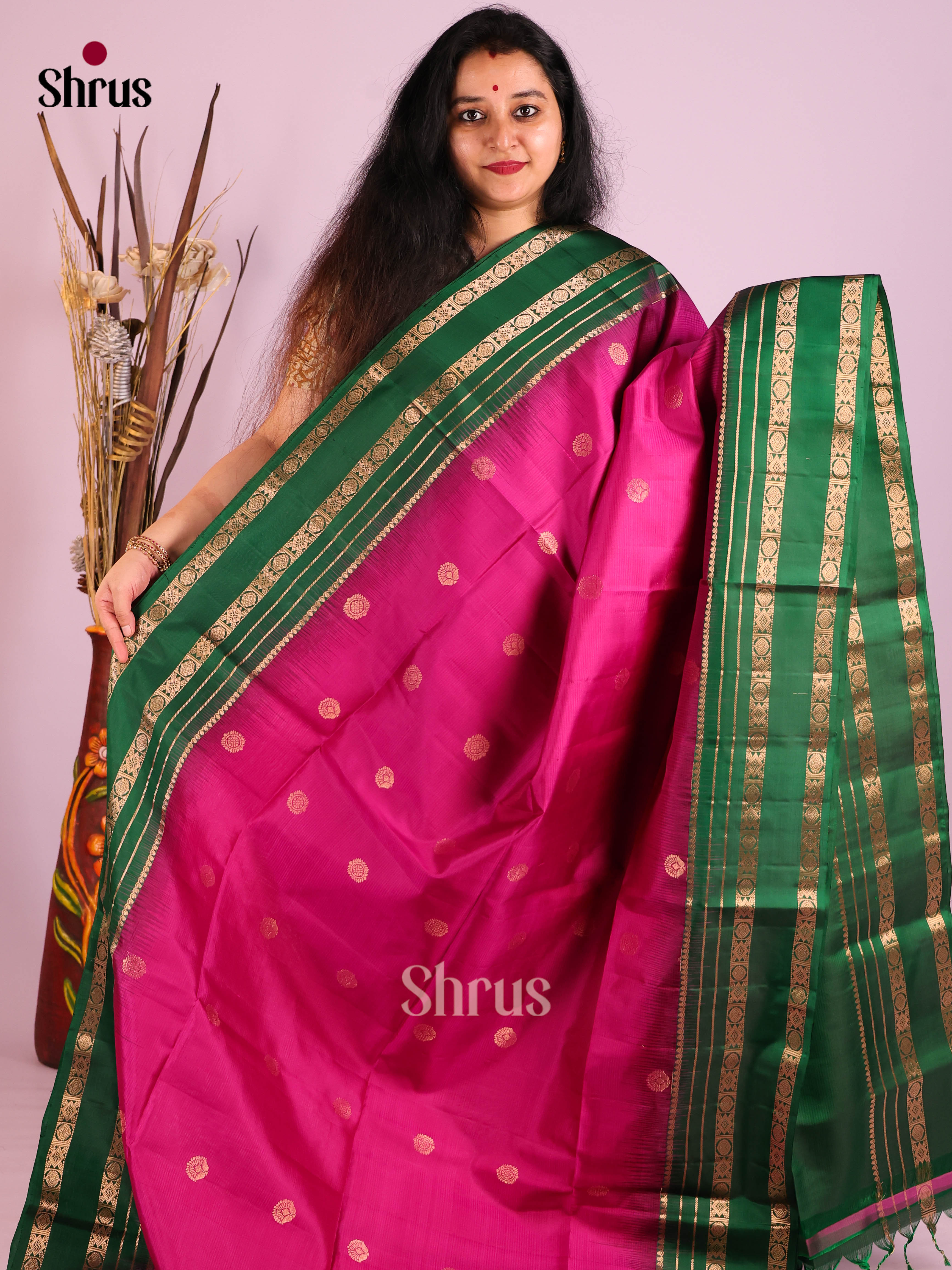 DIS30774 - Soft Silk (HR) Saree - Shop on Shrus.com