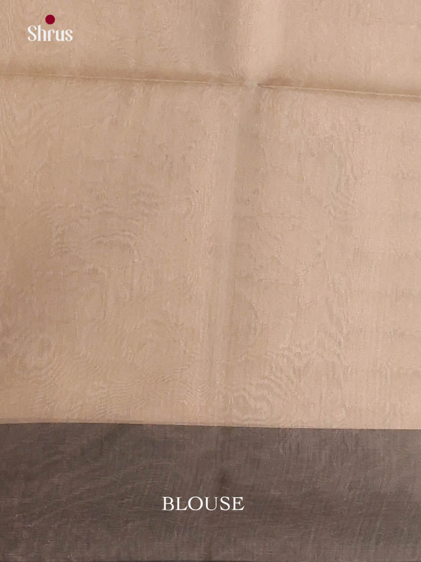 Green &  Cream - Semi Silkcotton Saree