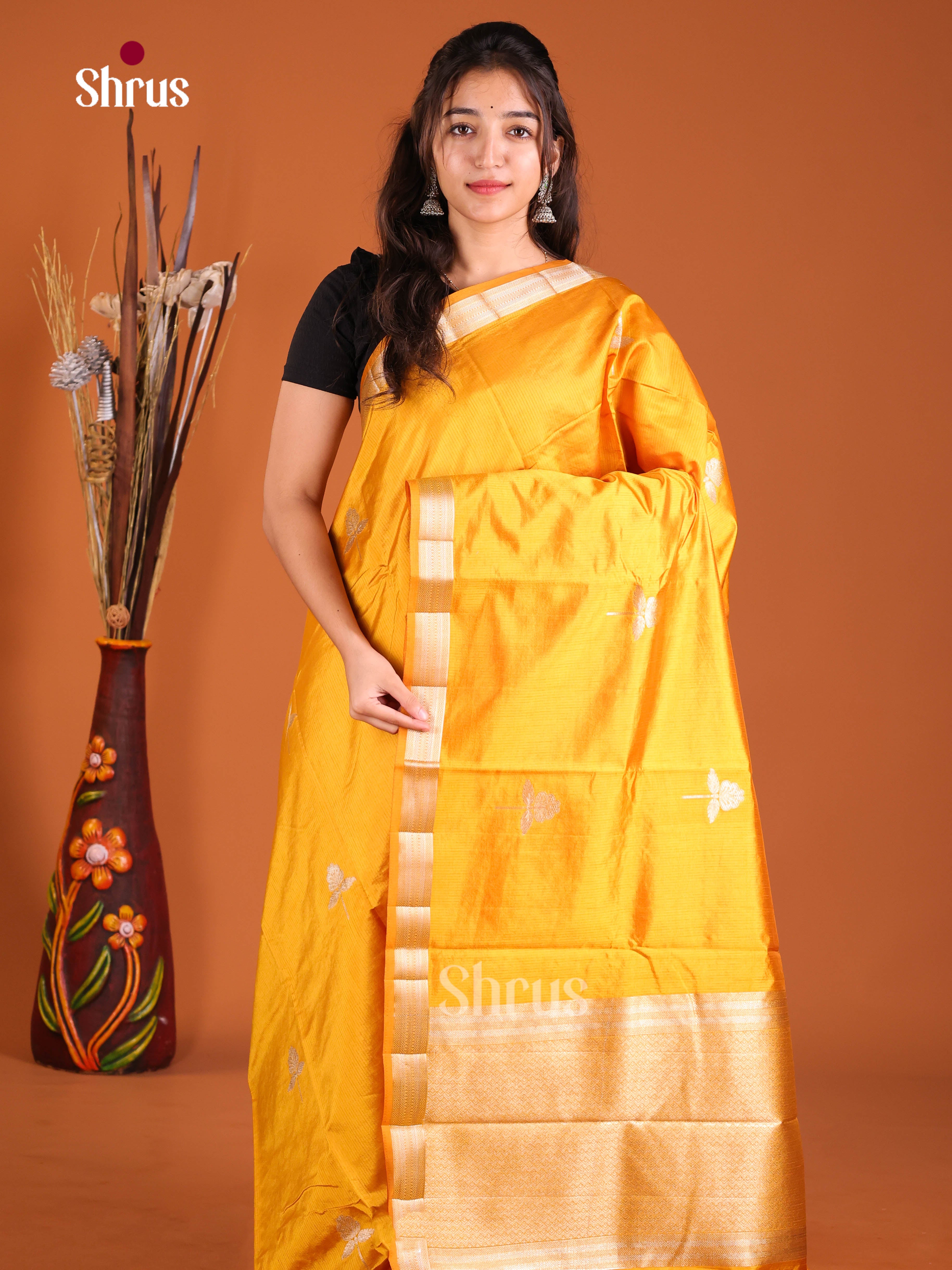 DJS03107 - Semi Rawsilk Saree