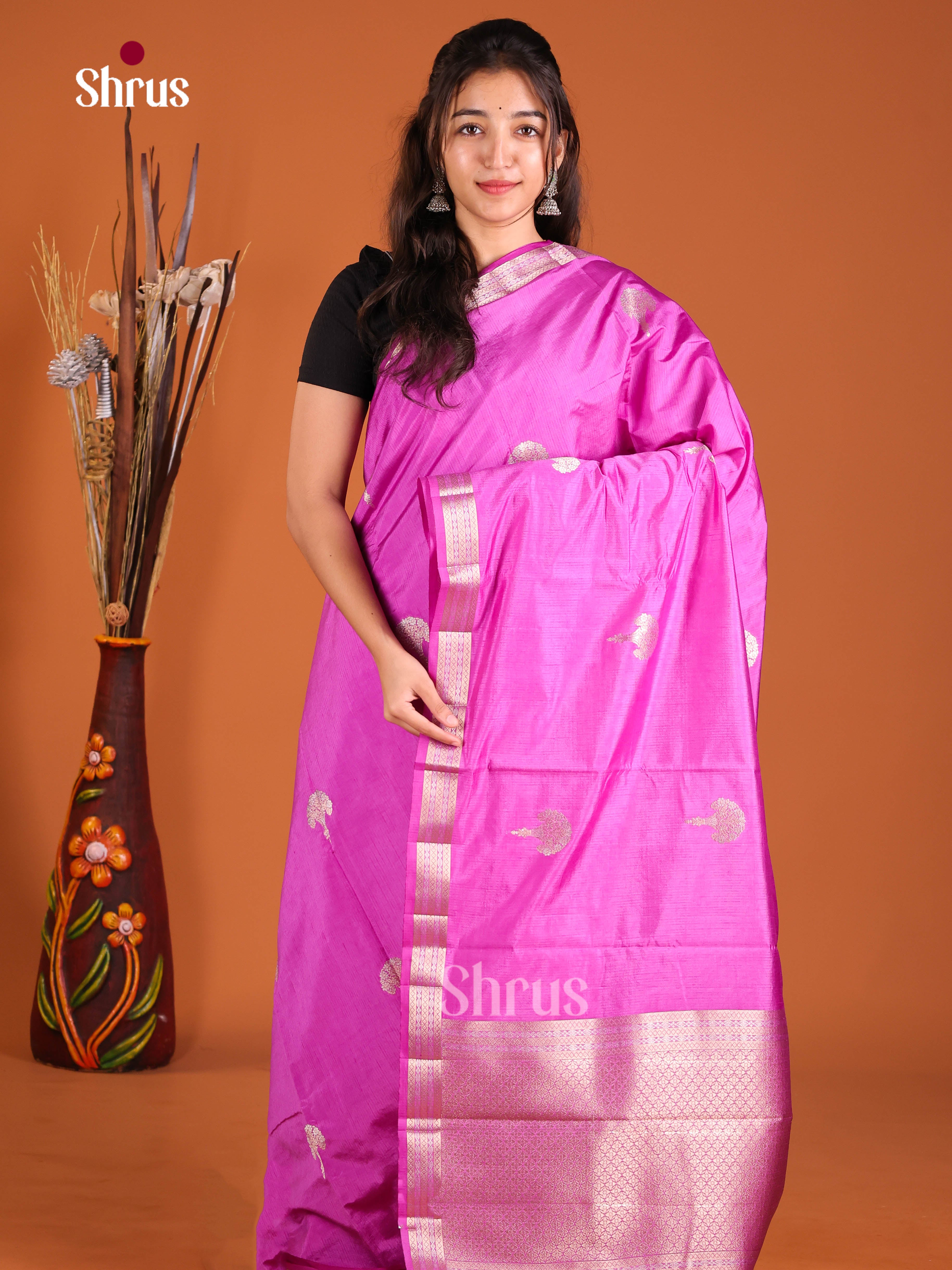 DJS03110 - Semi Rawsilk Saree