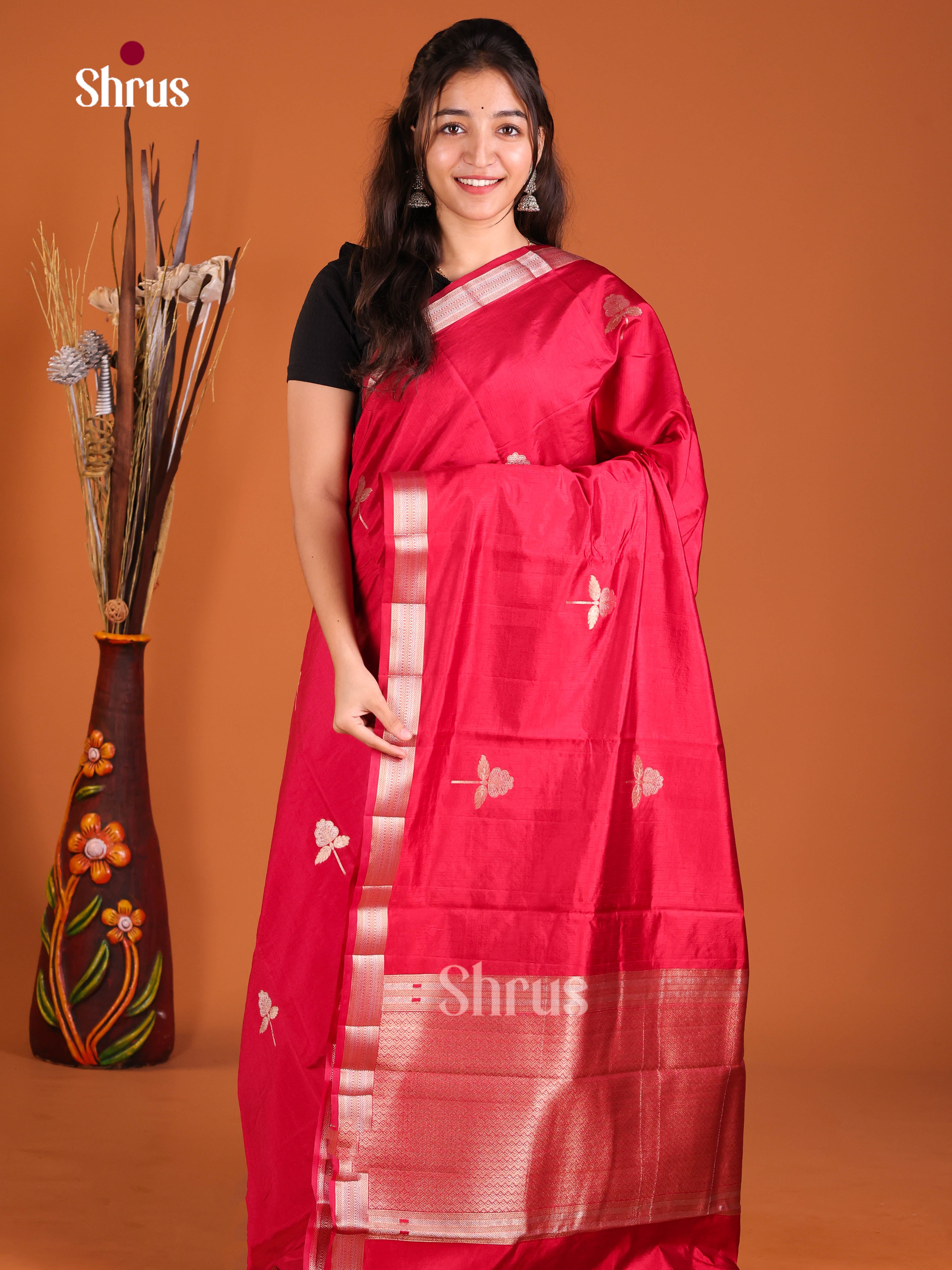 DJS03114 - Semi Rawsilk Saree