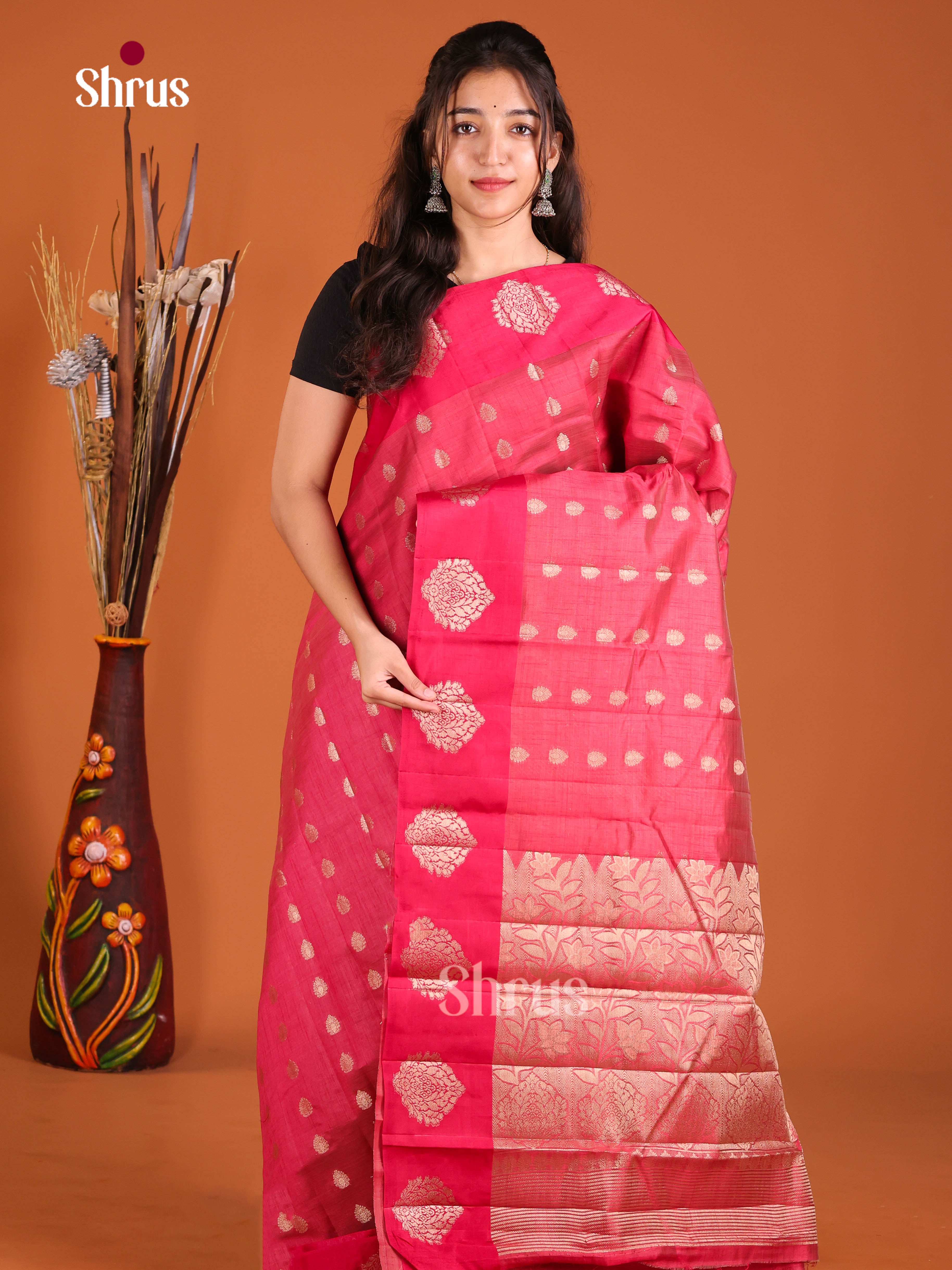 DJS03126 - Semi Rawsilk Saree