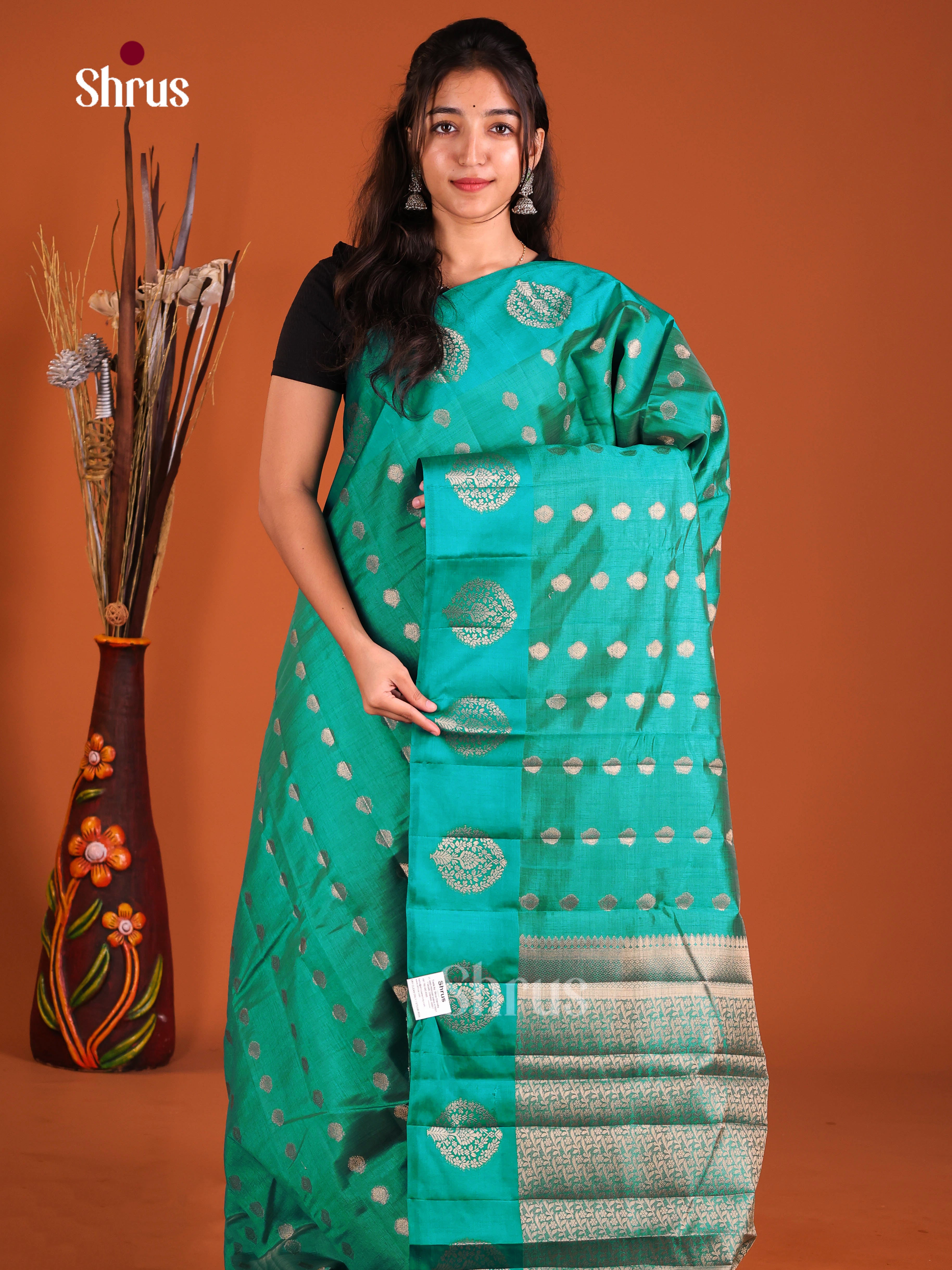 DJS03127 - Semi Rawsilk Saree