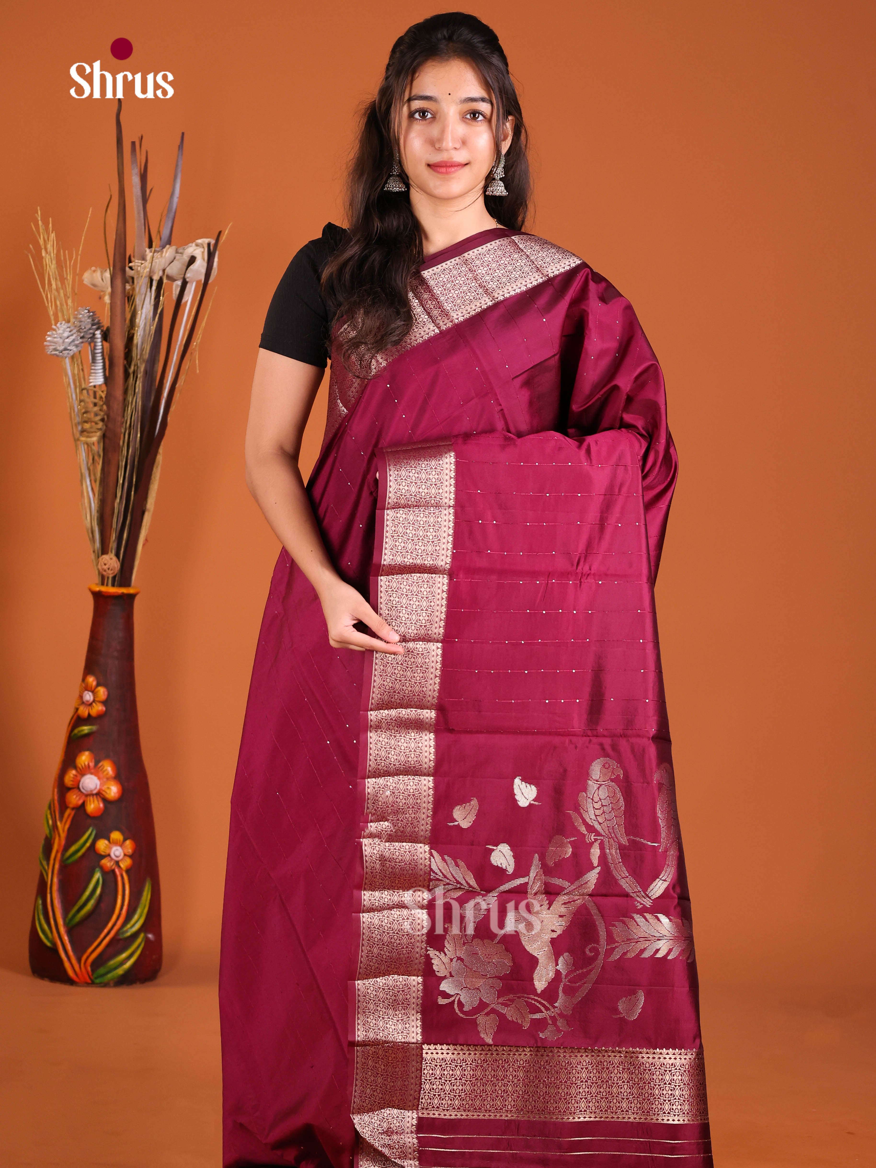 DJS03143 - Semi Rawsilk Saree