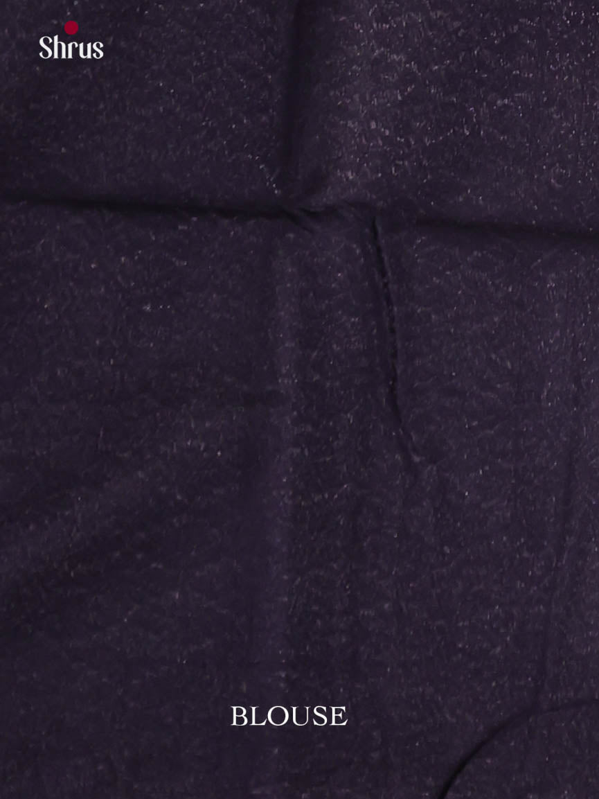 Red & Blue - Semi Silkcotton Saree - Shop on Shrus.com