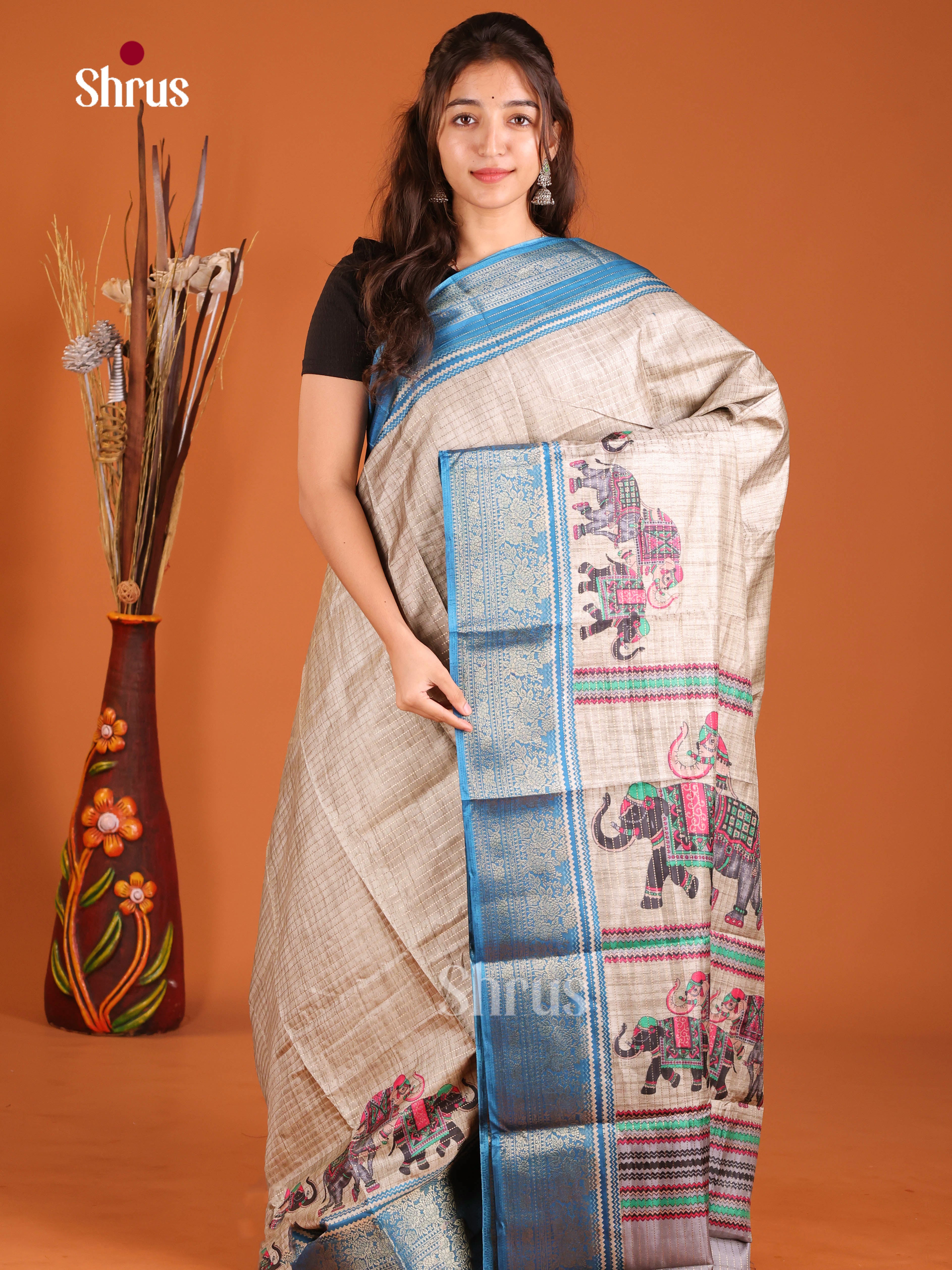 DJS06245 - Semi Tussar Saree