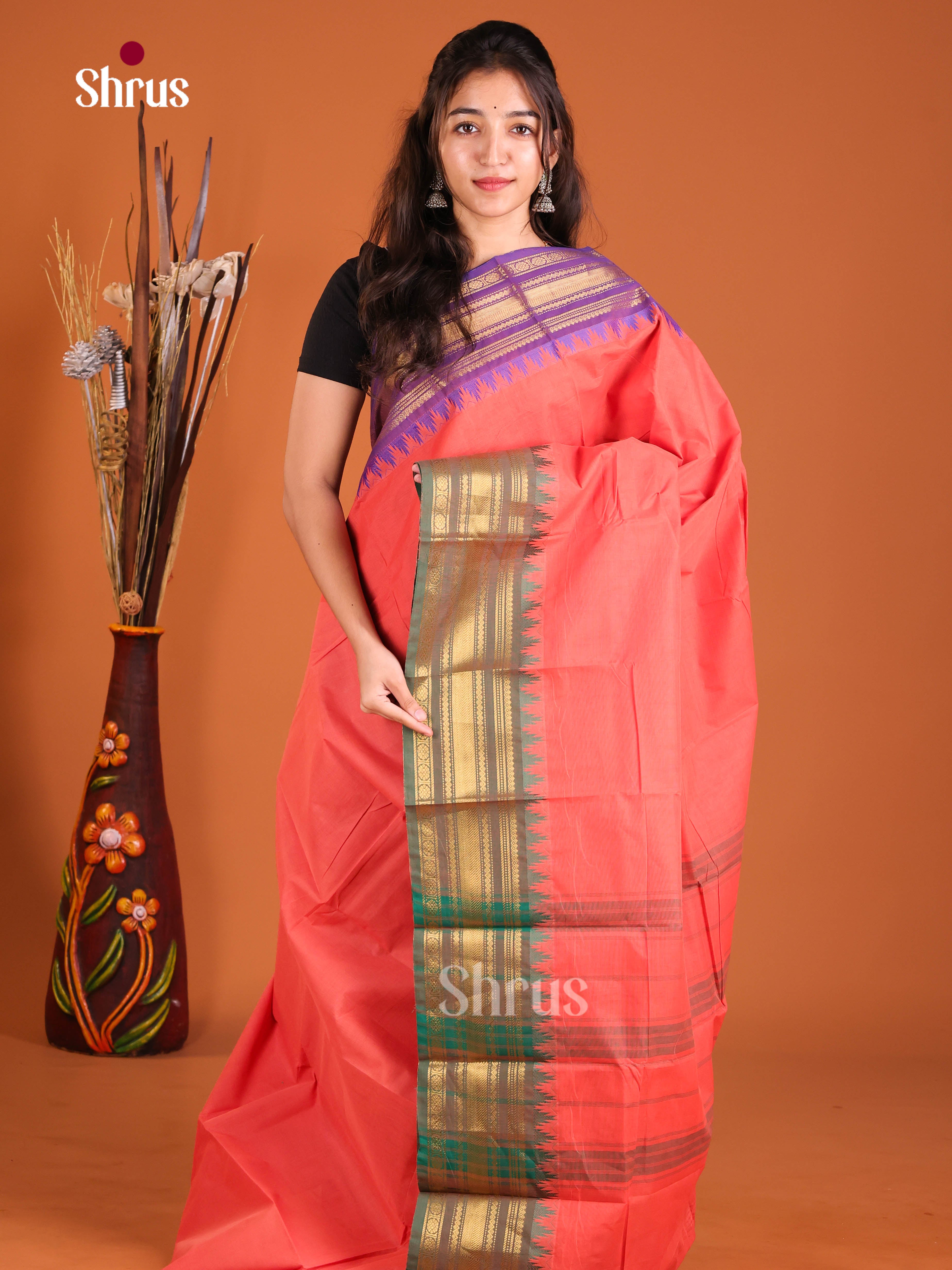 DJS06283 - Chettinad Cotton Saree