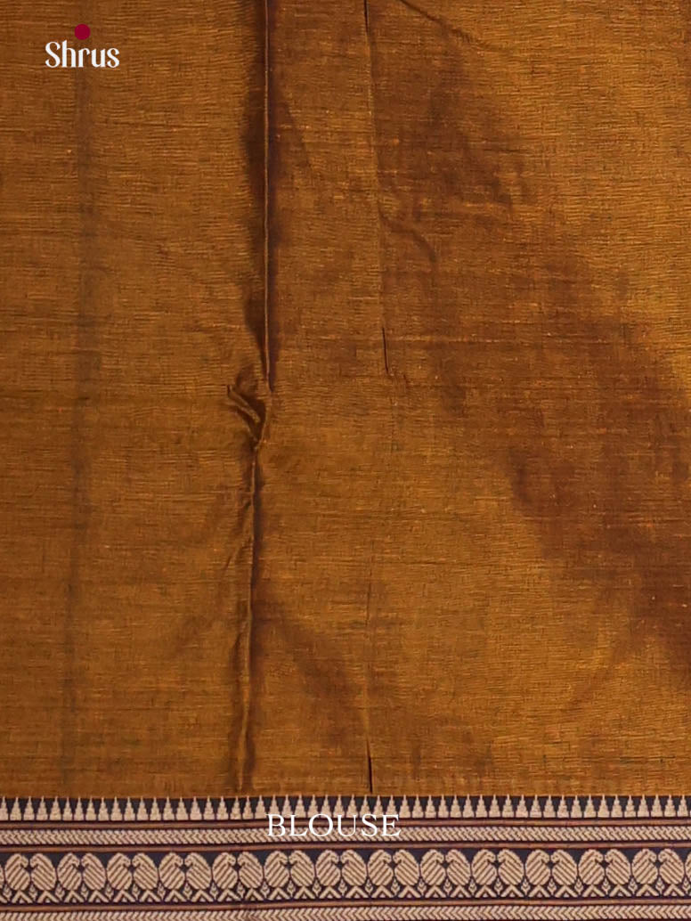 Mustard & Red - Narayanpet Cotton Saree