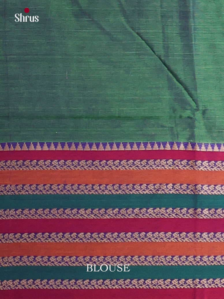 Green & Purple - Narayanpet Cotton Saree