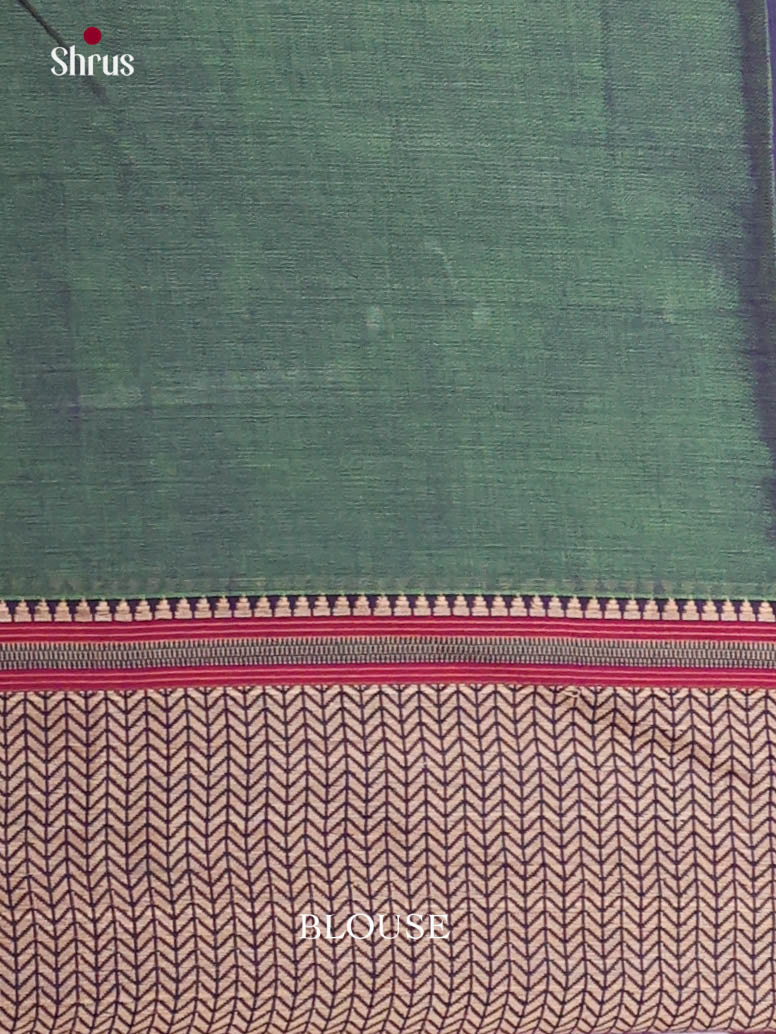 Green & Red  - Narayanpet Cotton Saree