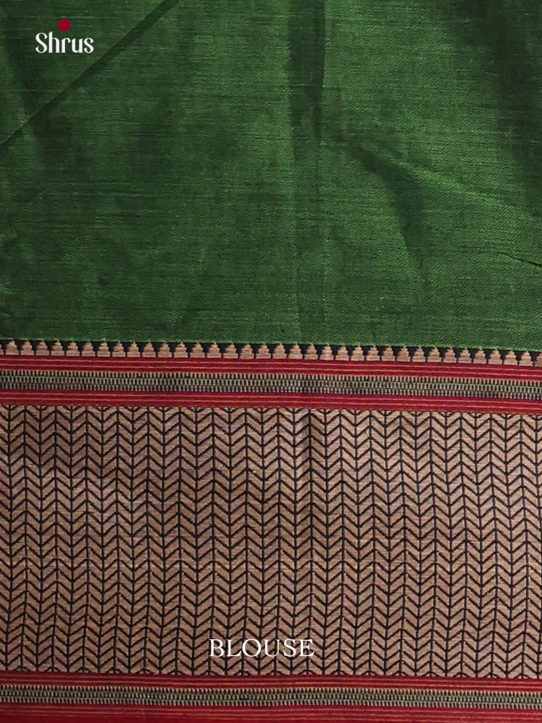 Green & Maroon- Narayanpet Cotton Saree