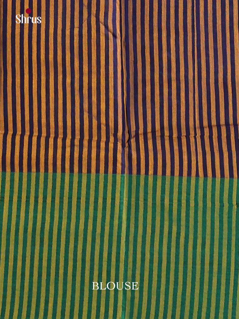 Blue & Green - Narayanpet Cotton Saree