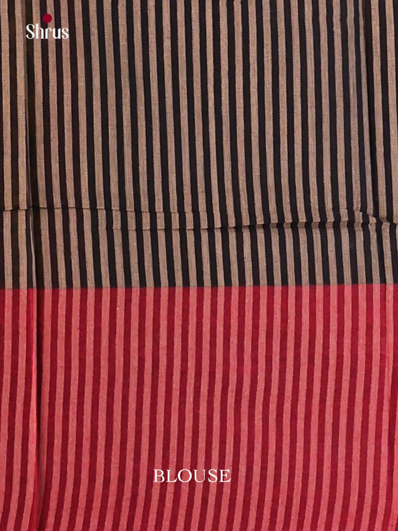 Black & Red- Narayanpet Cotton Saree