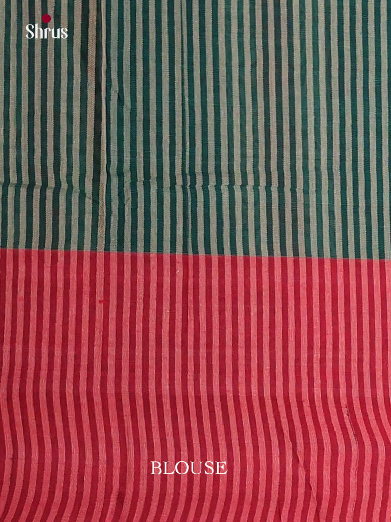 Green & Red - Narayanpet Cotton Saree