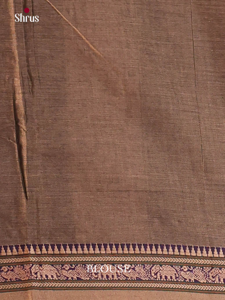 Grey - Narayanpet Cotton Saree