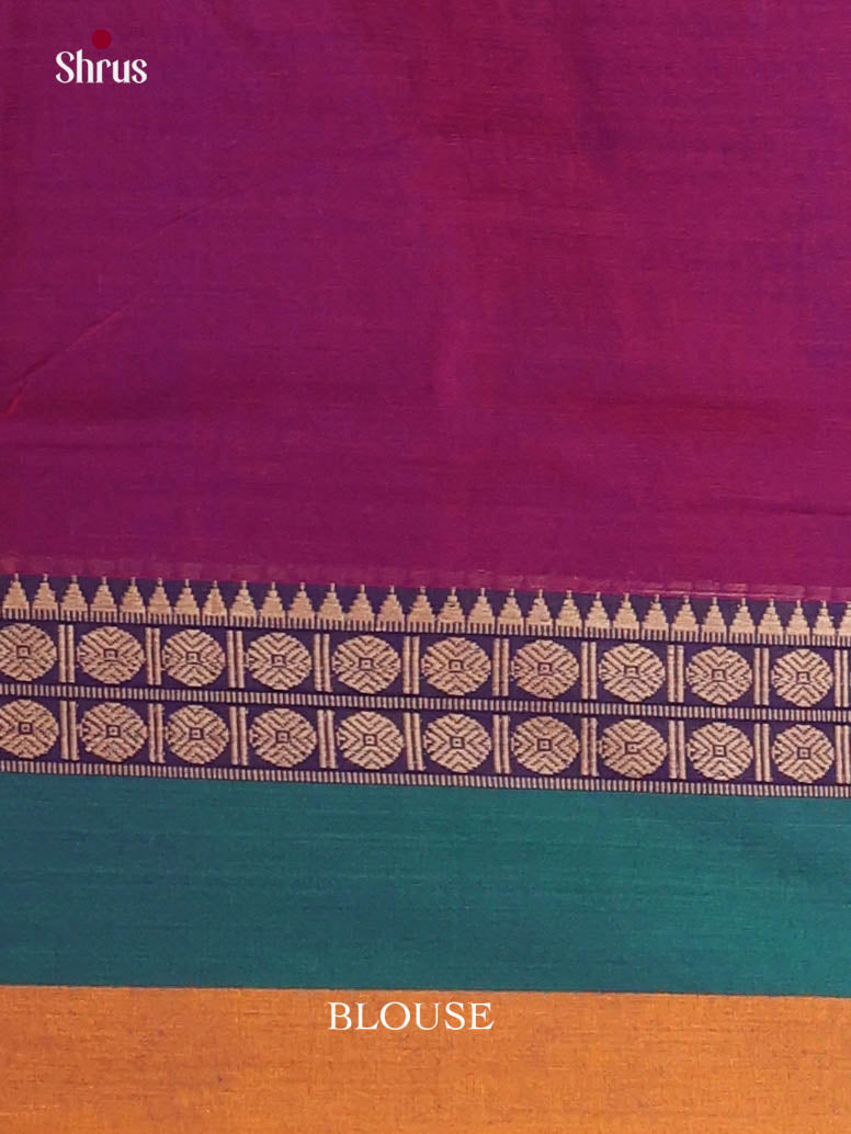 Purple & Green - Narayanpet Cotton Saree