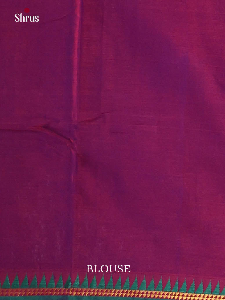 Purple & Green- Narayanpet Cotton Saree