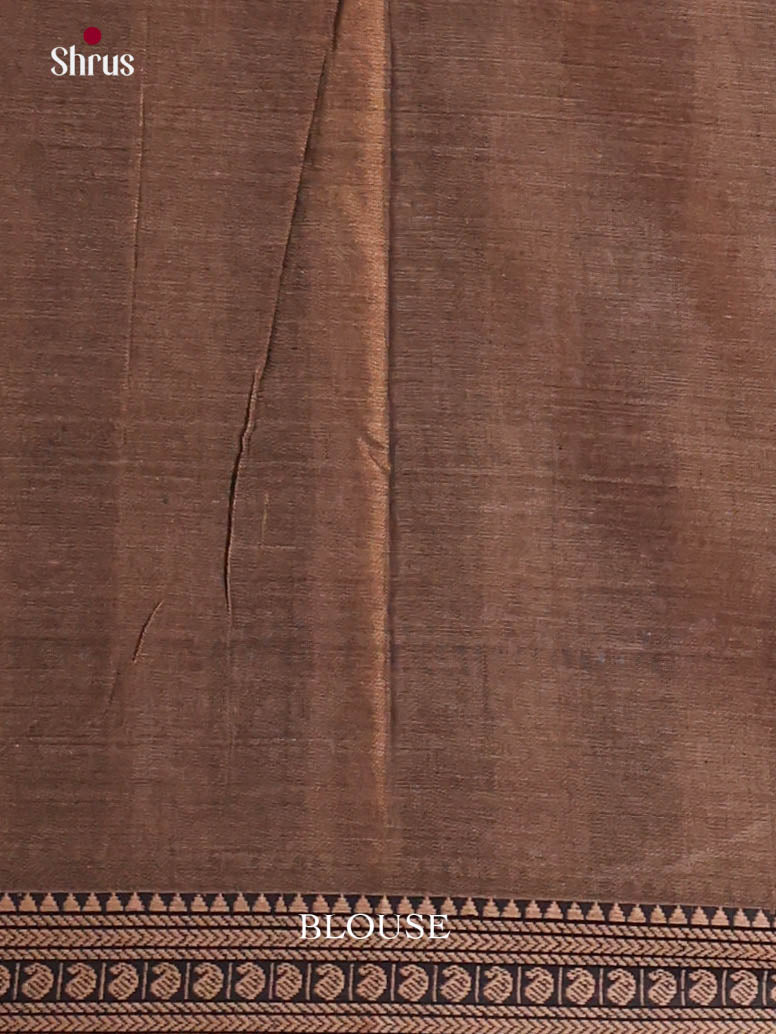 Brown & Black - Narayanpet Cotton Saree