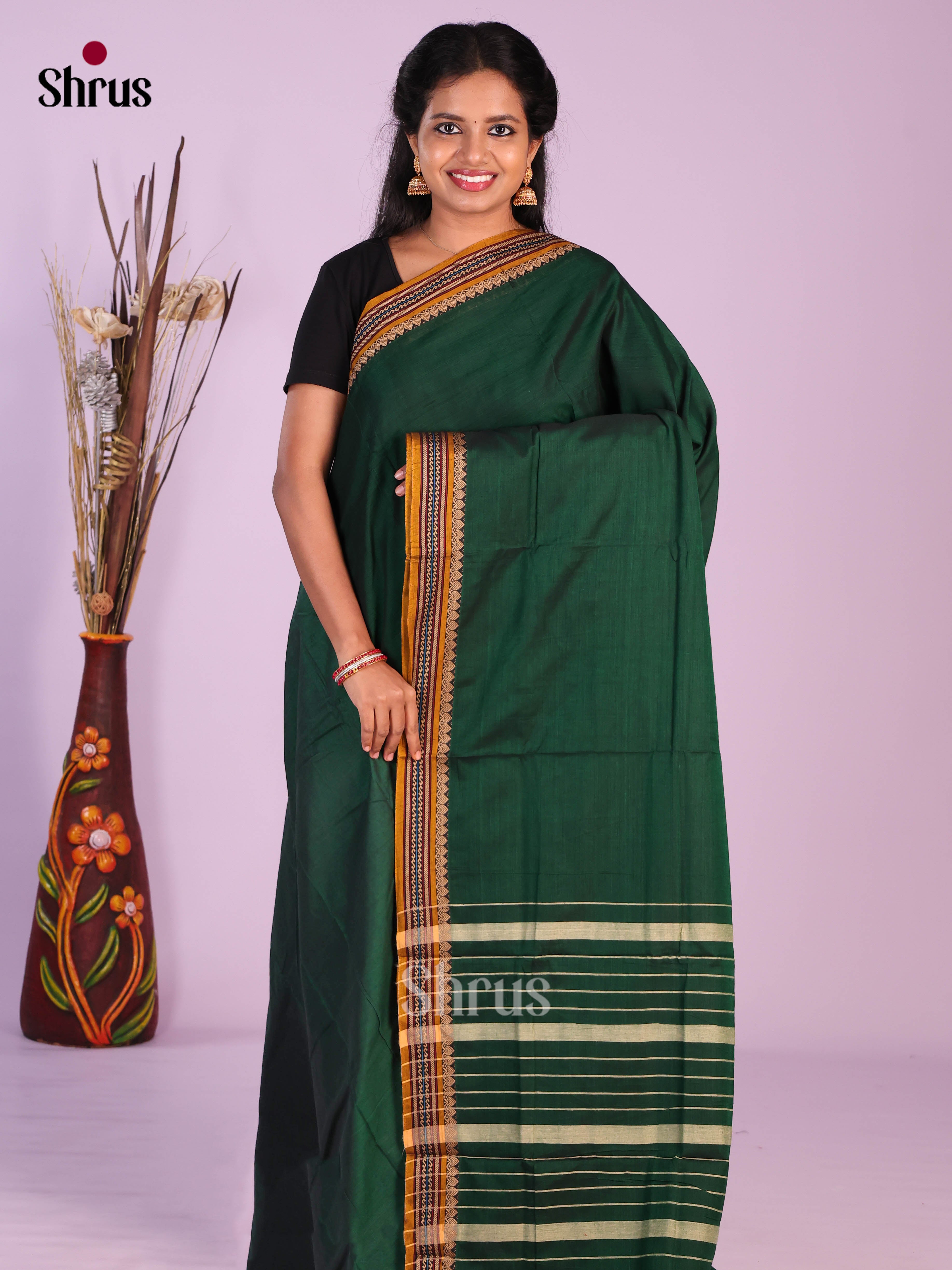 Green - Narayanpet Cotton Saree