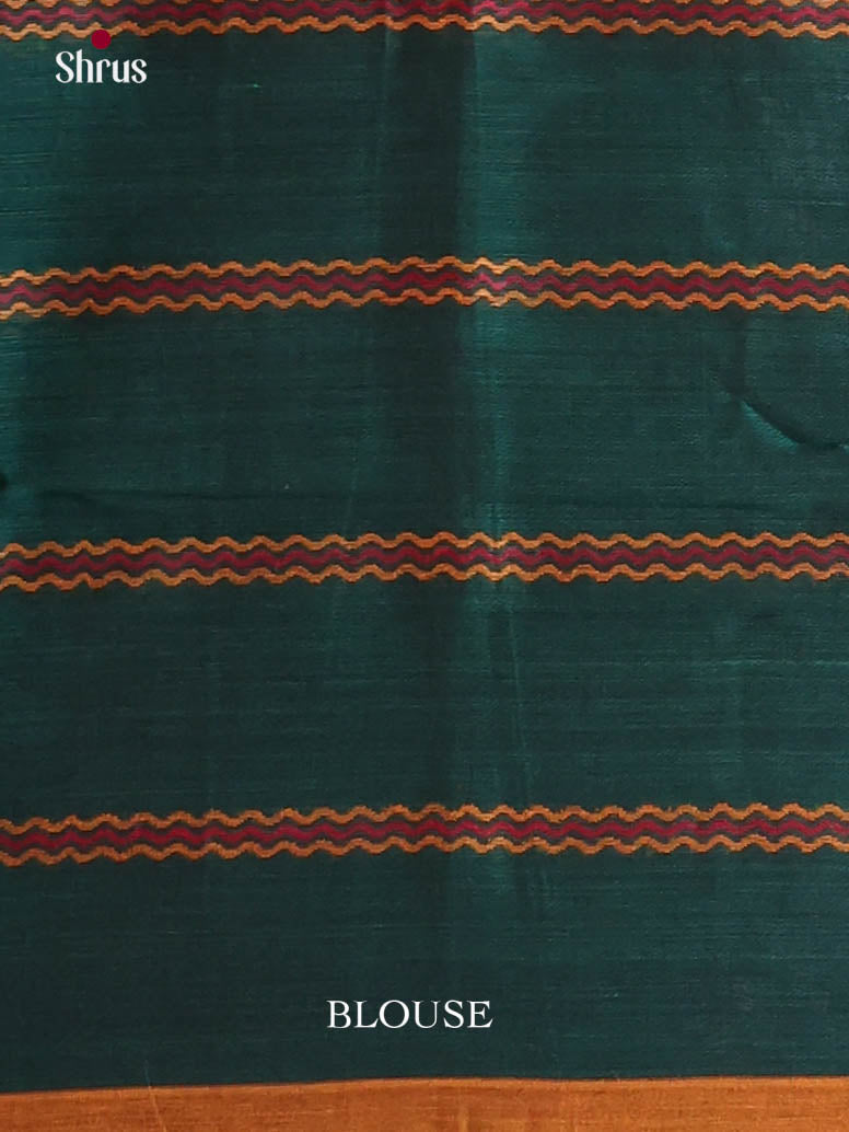 Green & Mustard - Narayanpet Cotton Saree