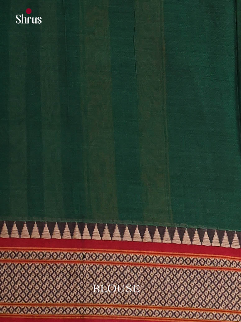 Green & Red - Narayanpet Cotton Saree