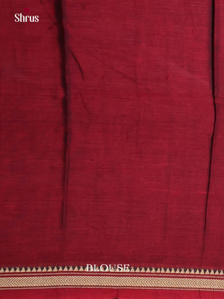 Maroon & Red - Narayanpet Cotton Saree