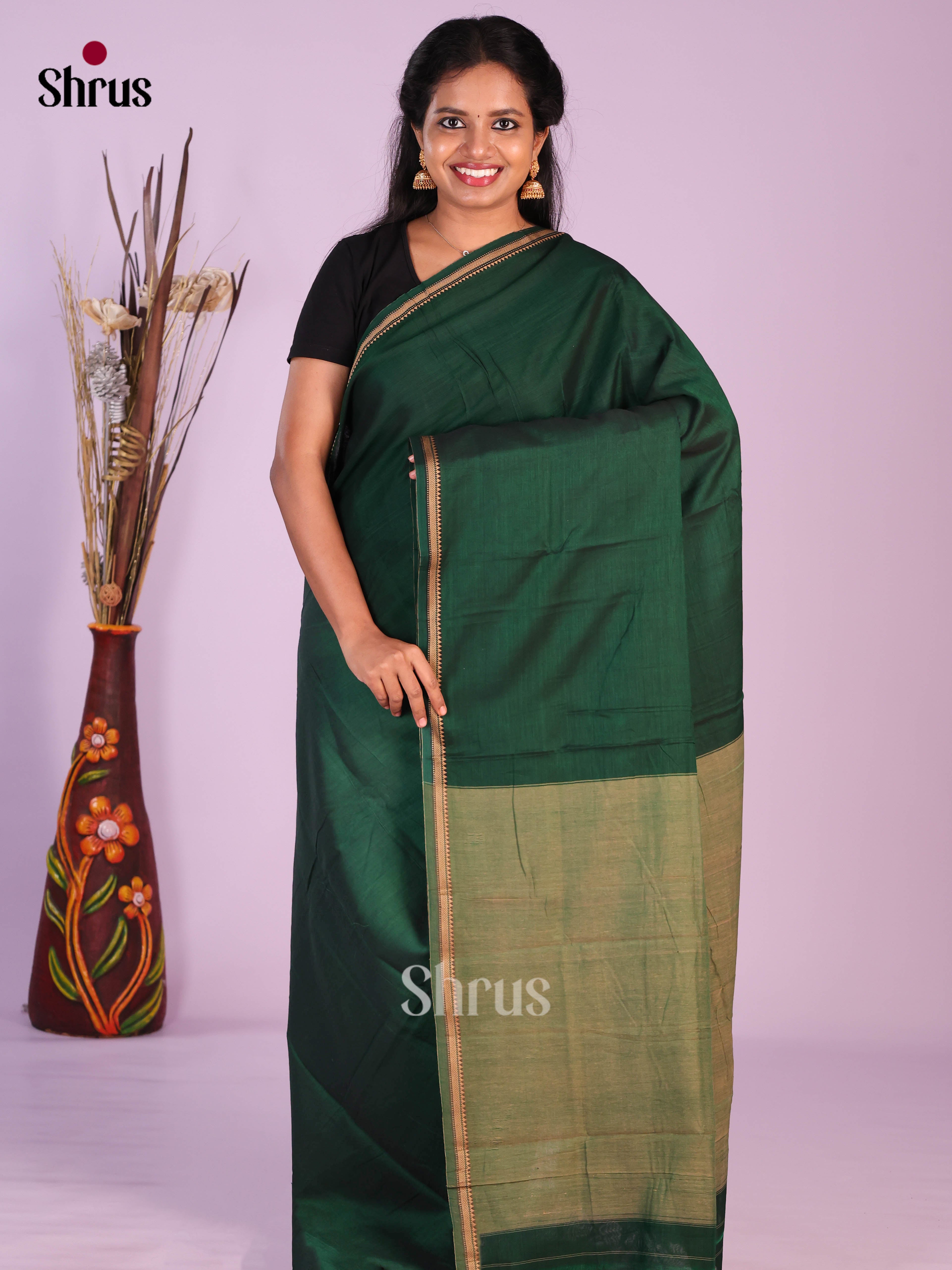 Green - Narayanpet Cotton Saree