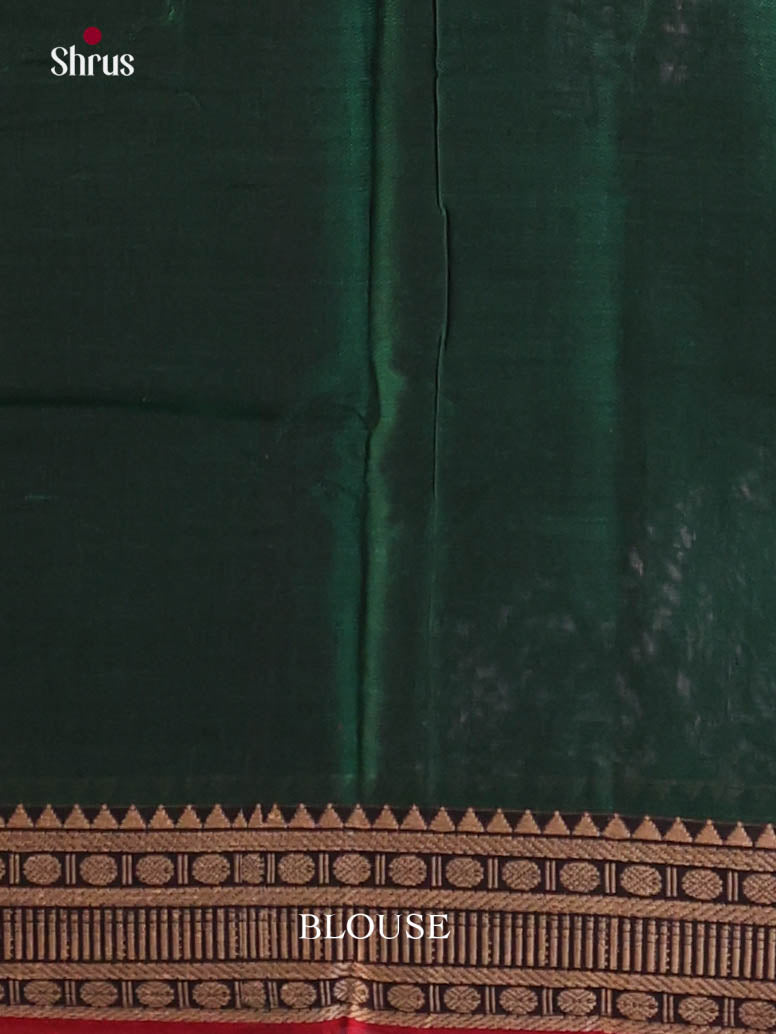 Green & Red - Narayanpet Cotton Saree