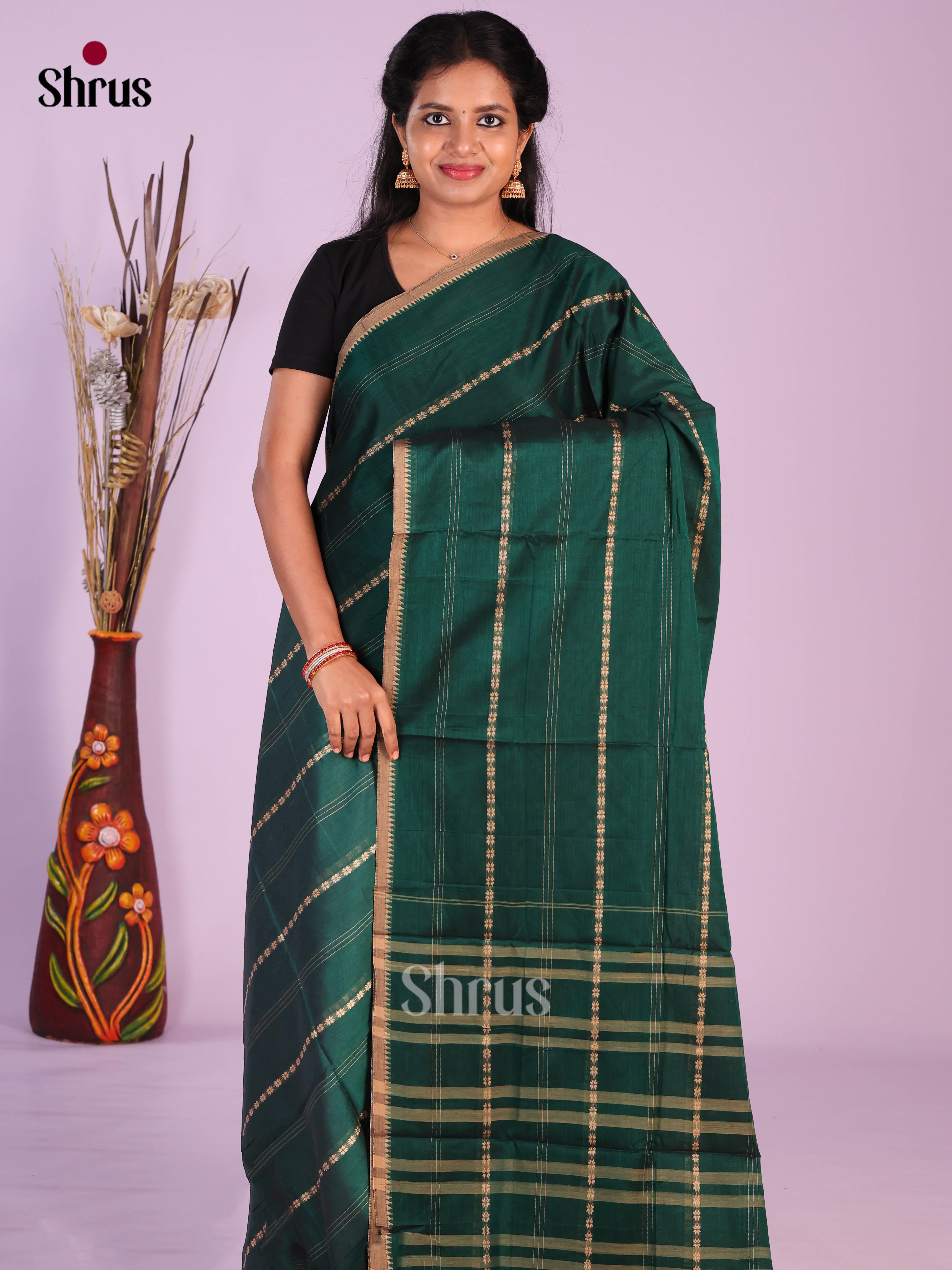 Green  - Narayanpet Cotton Saree